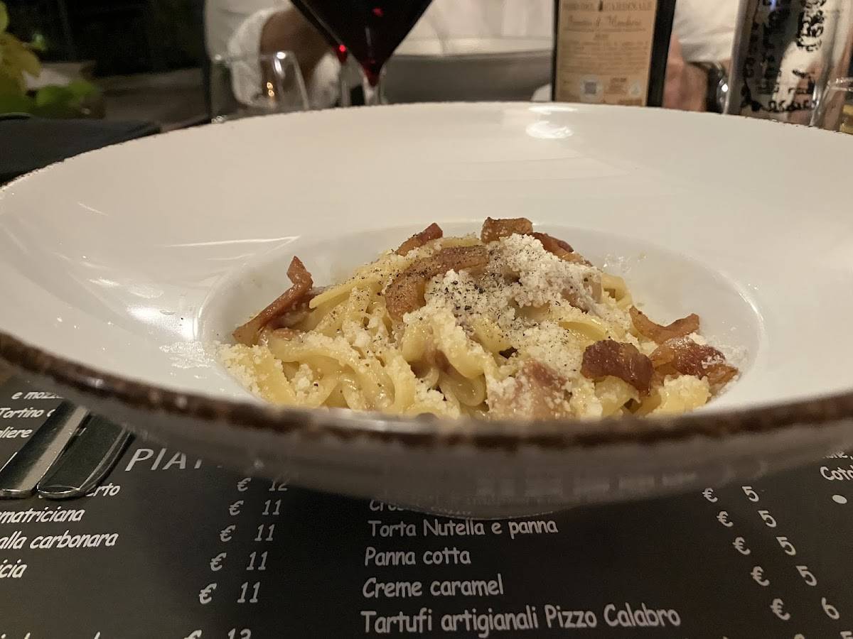 Menu di Hostaria La Cerquetta 