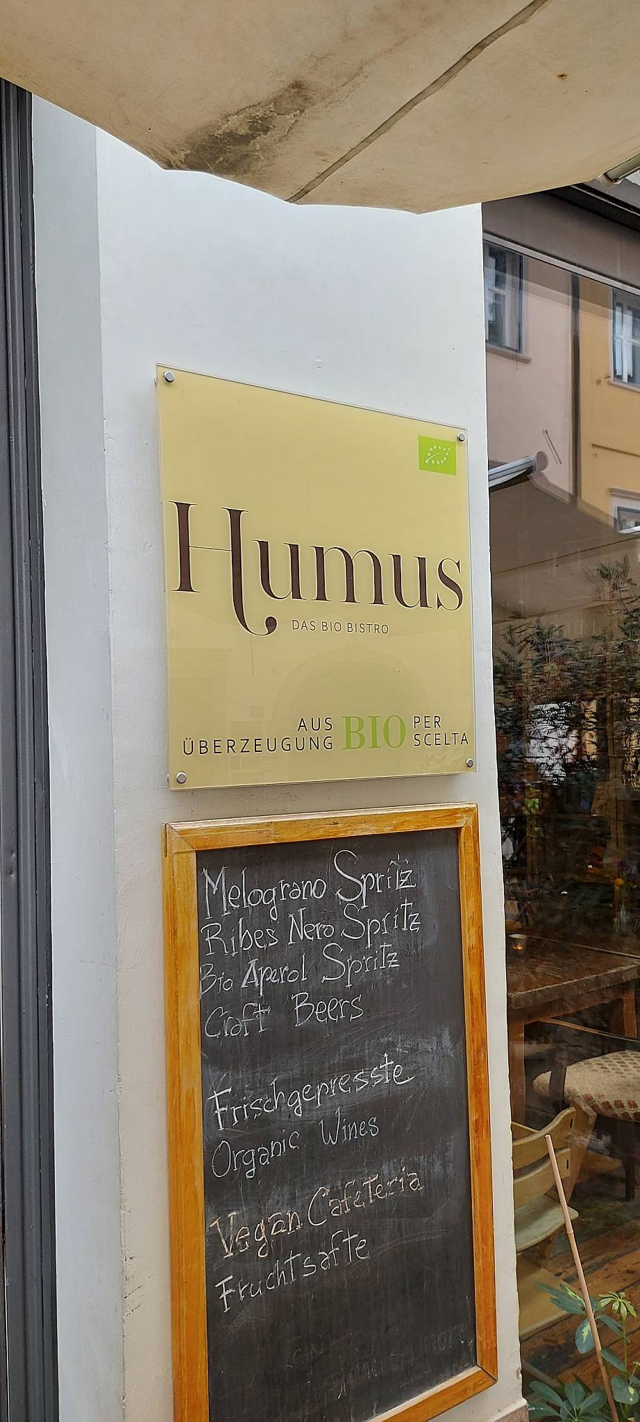Menu di Humus Das Bio Bistro 