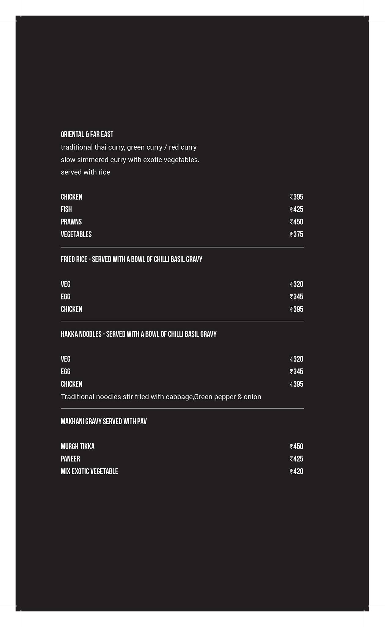 MOB menu