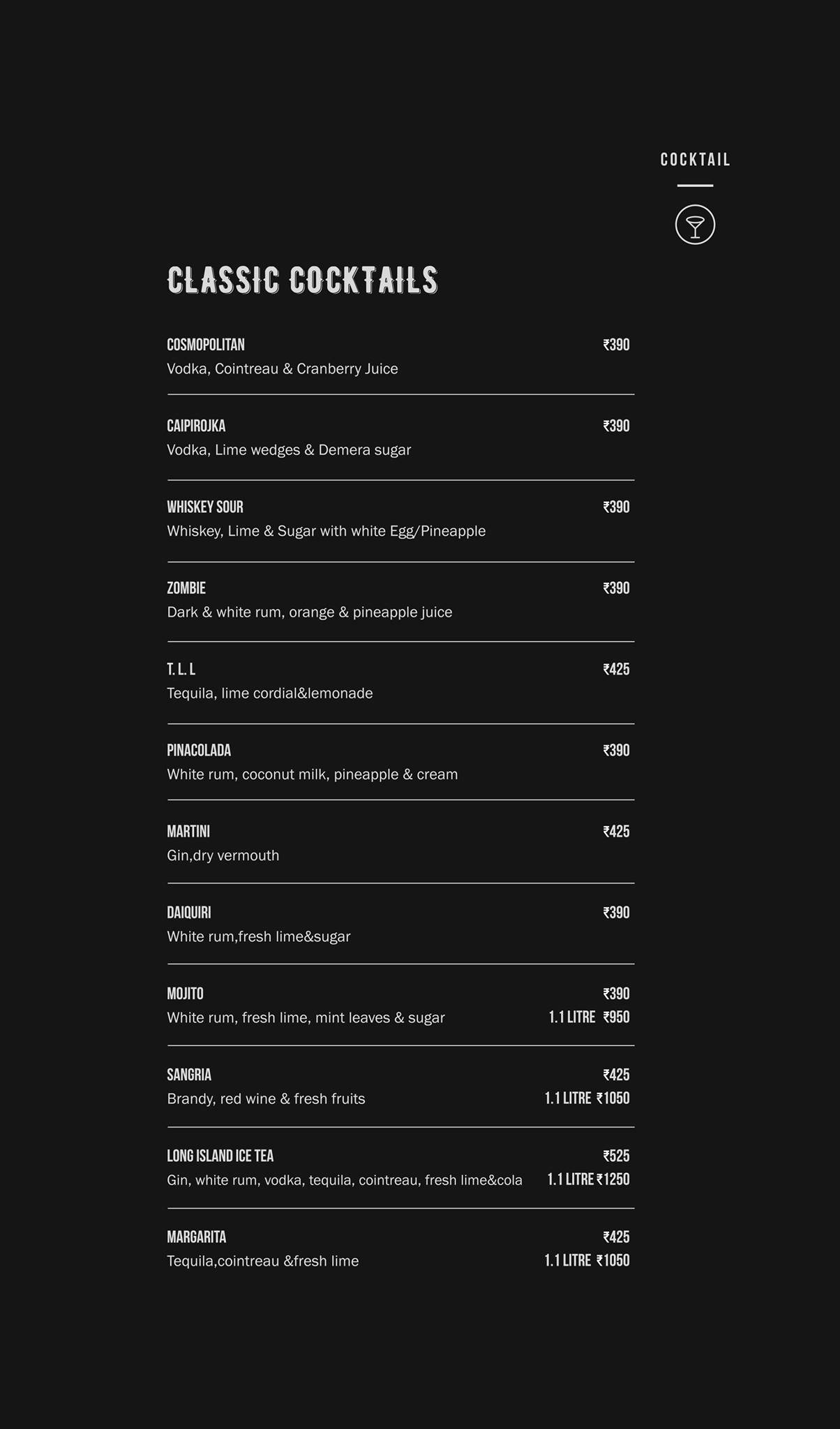 MOB menu