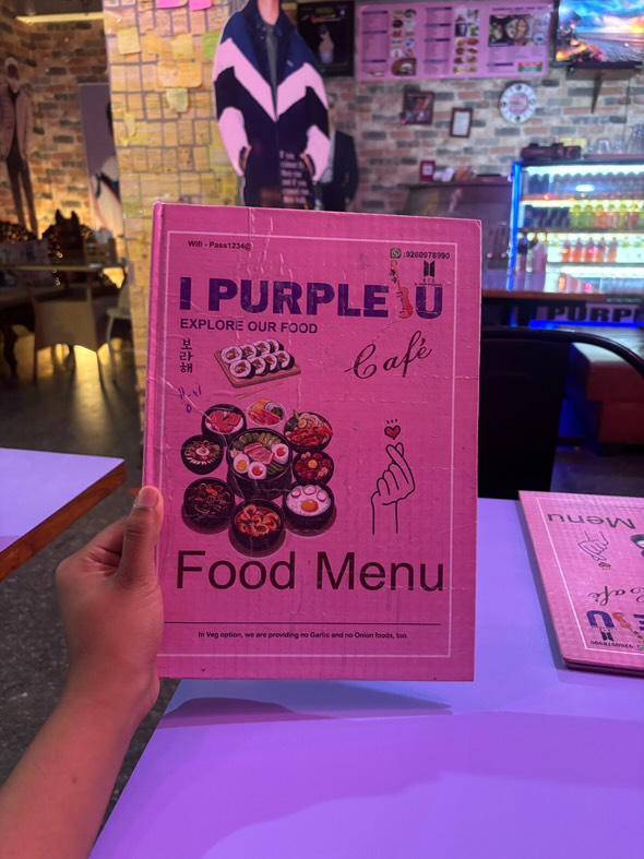 I Purple U Cafe - Best Korean/Nepali Cafe in Siliguri menu