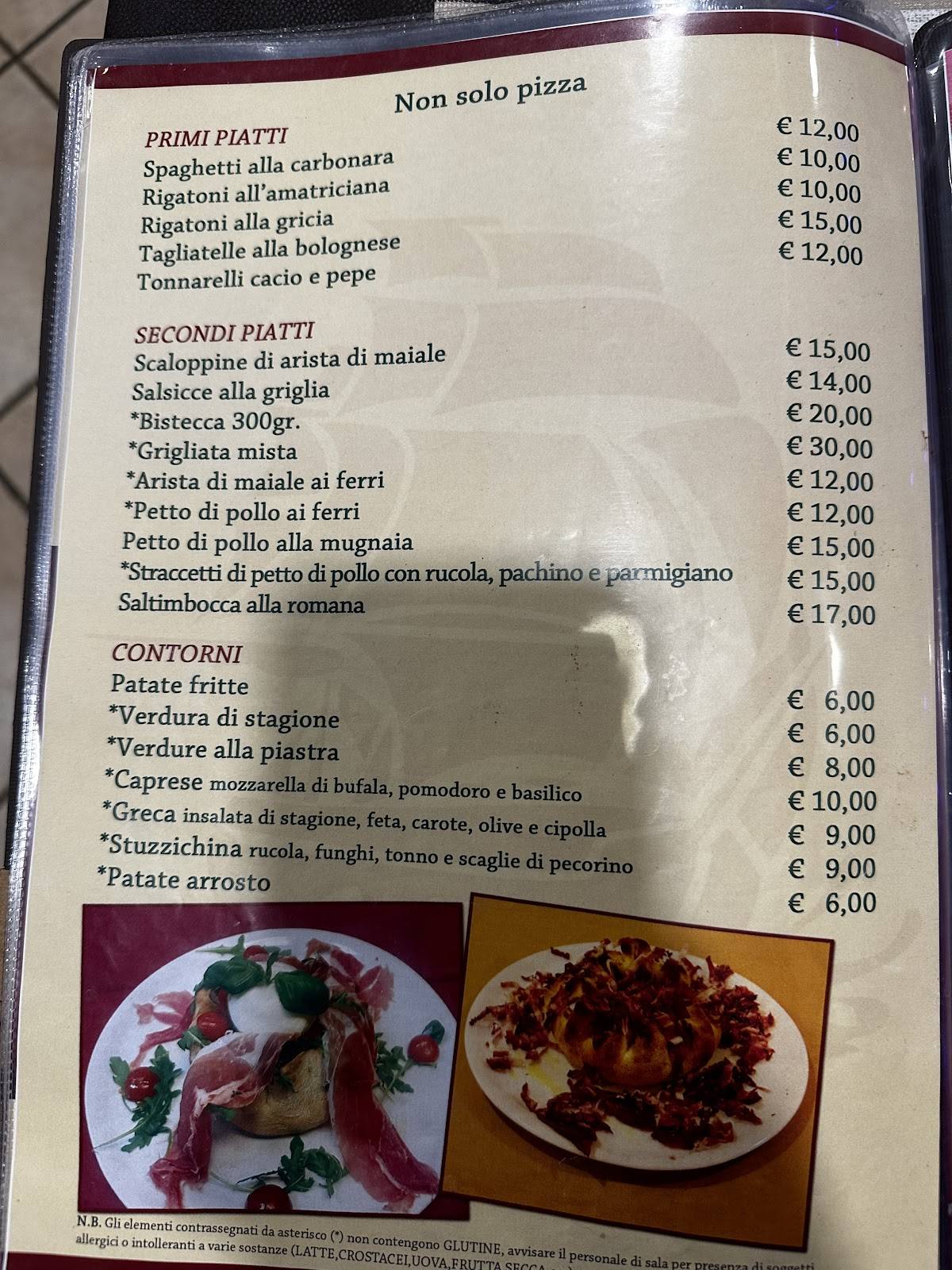 Menu di Il Brigantino 