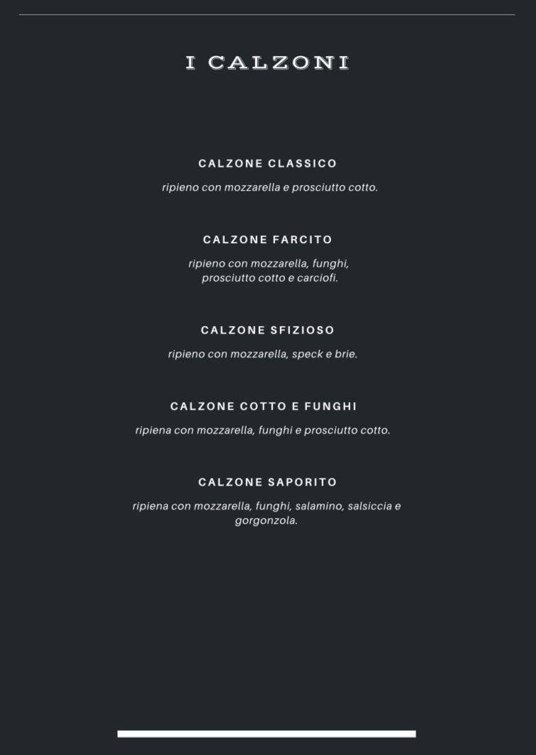 Menu di Il Buongustaio Piano di Coreglia 