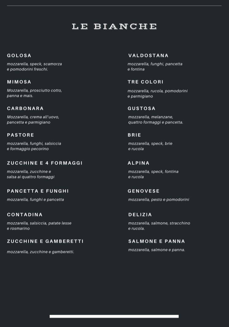 Menu di Il Buongustaio Piano di Coreglia 
