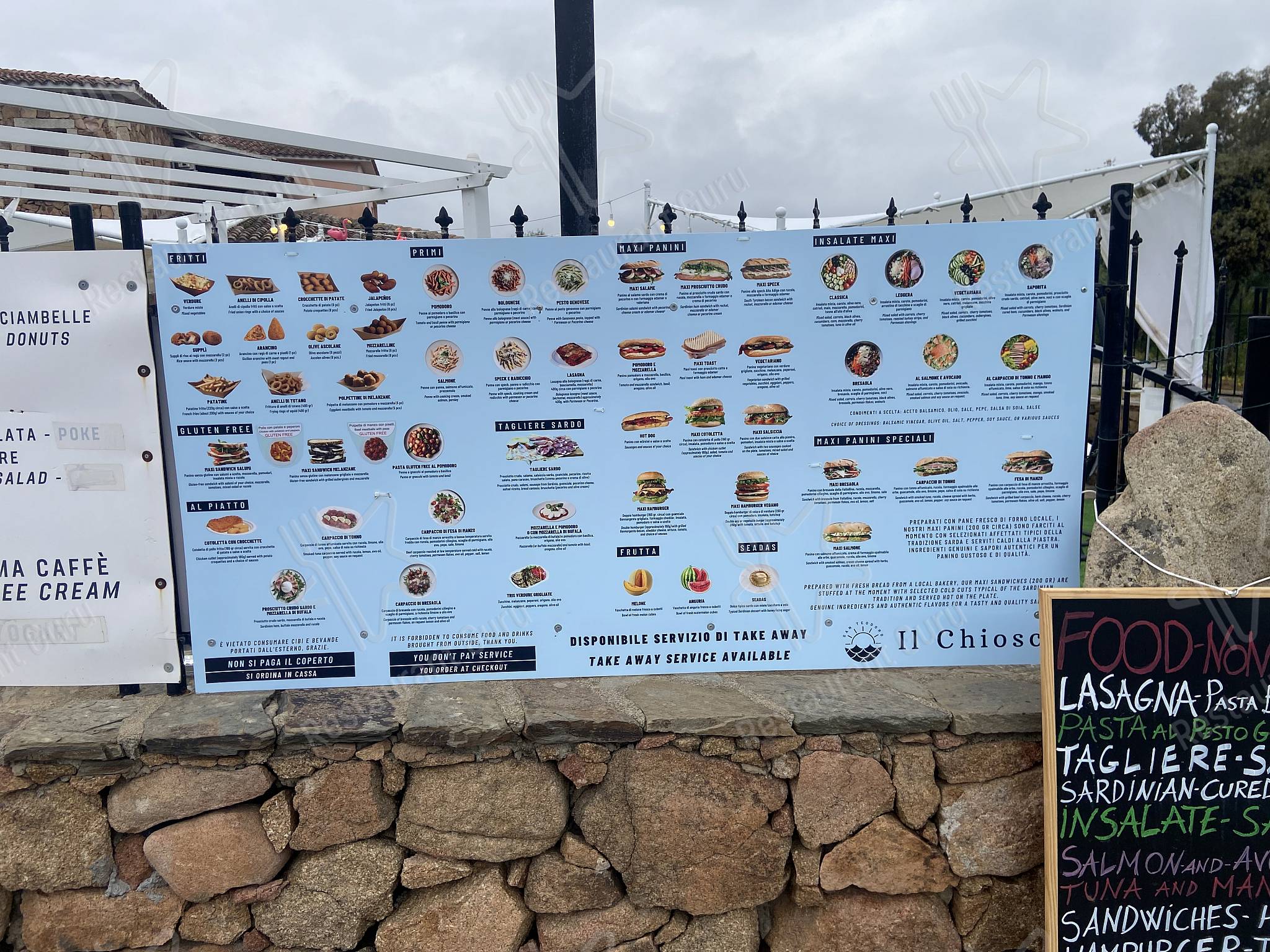 Menu di Il Chiosco - San Teodoro 