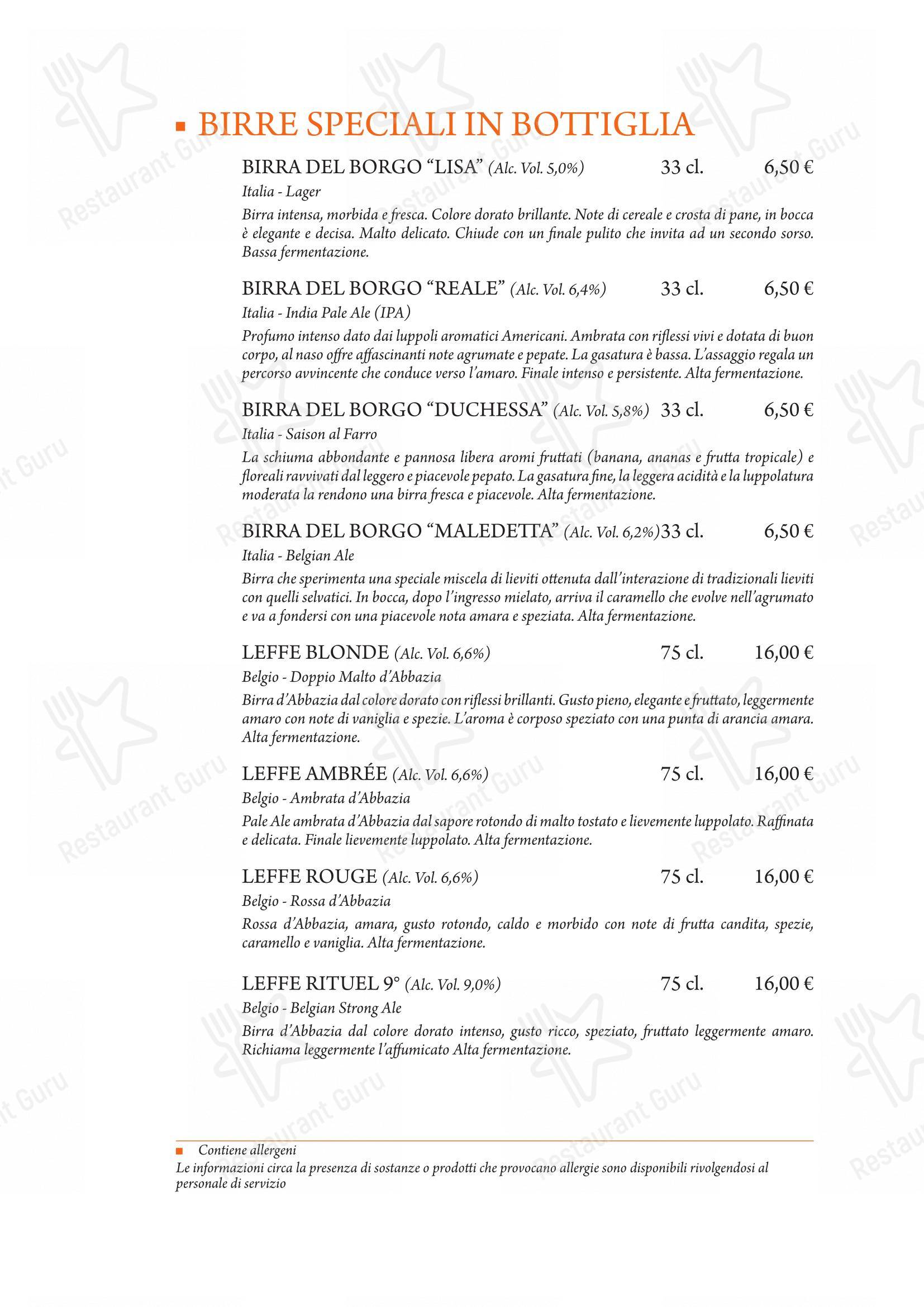 Menu di Il Datterino Giallo - 菜单