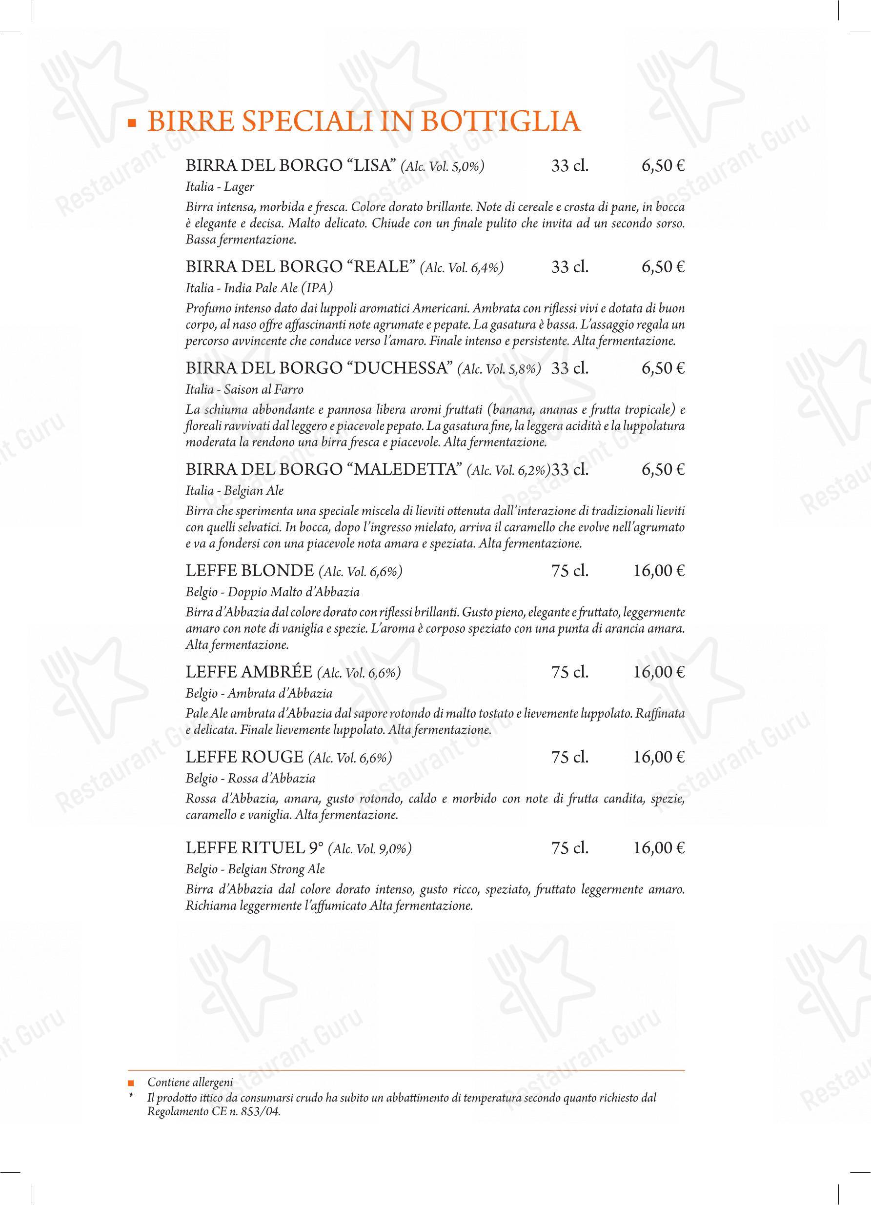 Menu per Il Datterino Giallo pizzeria