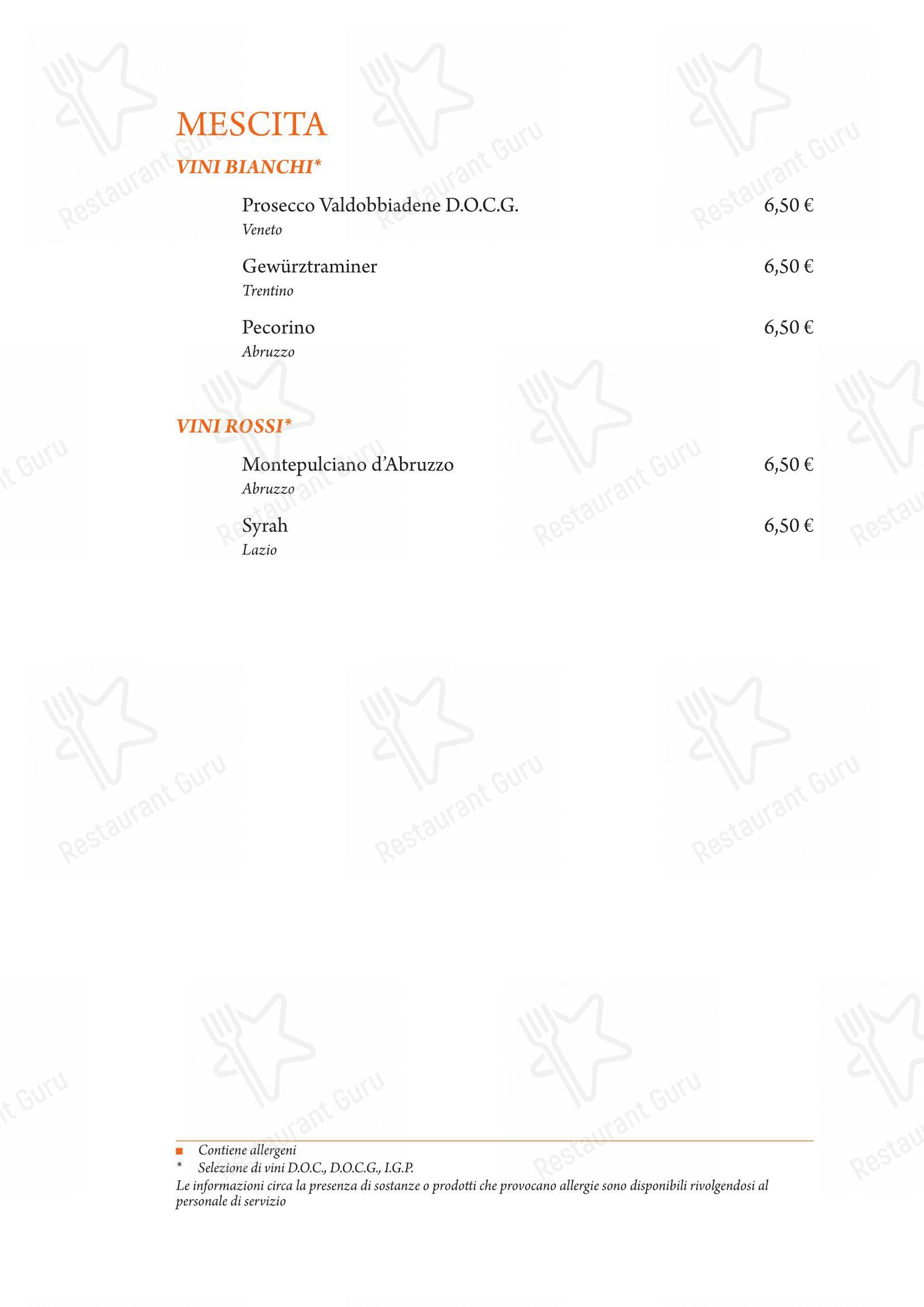 Menu di Il Datterino Giallo - 菜单