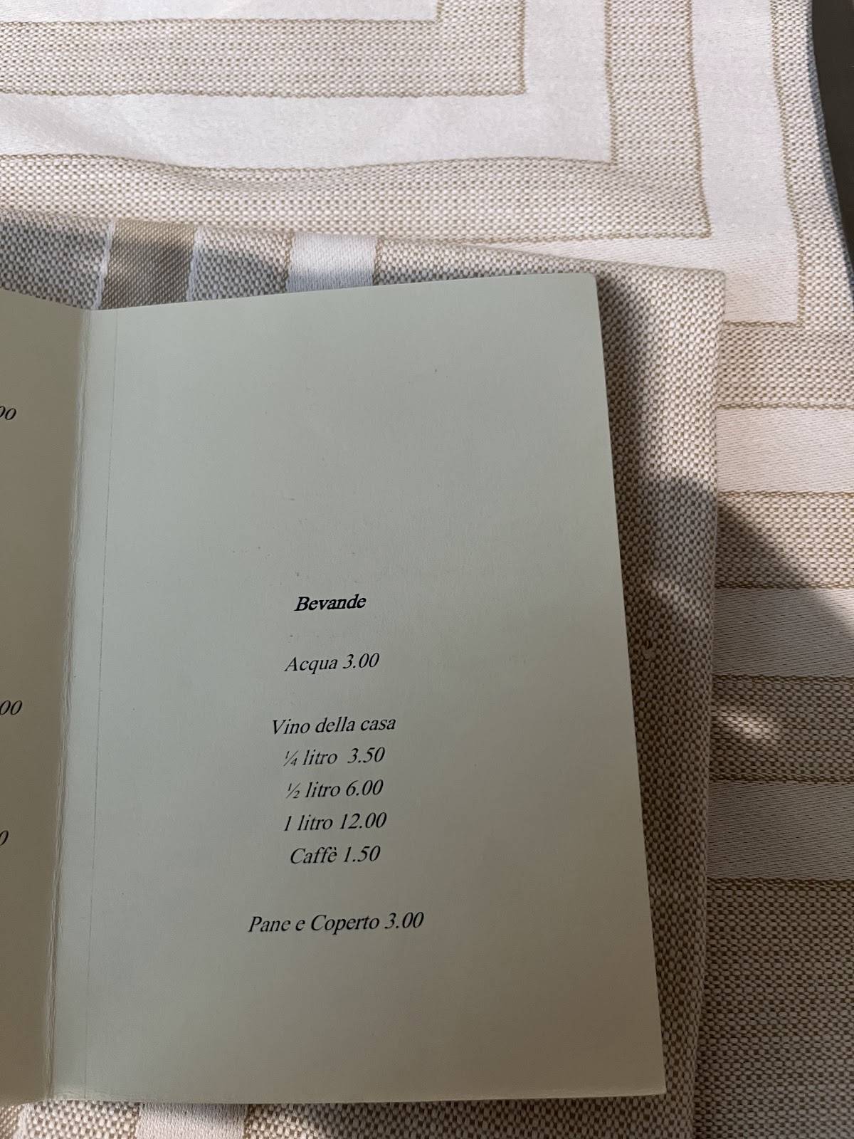Menu di Il Picchio Verde 