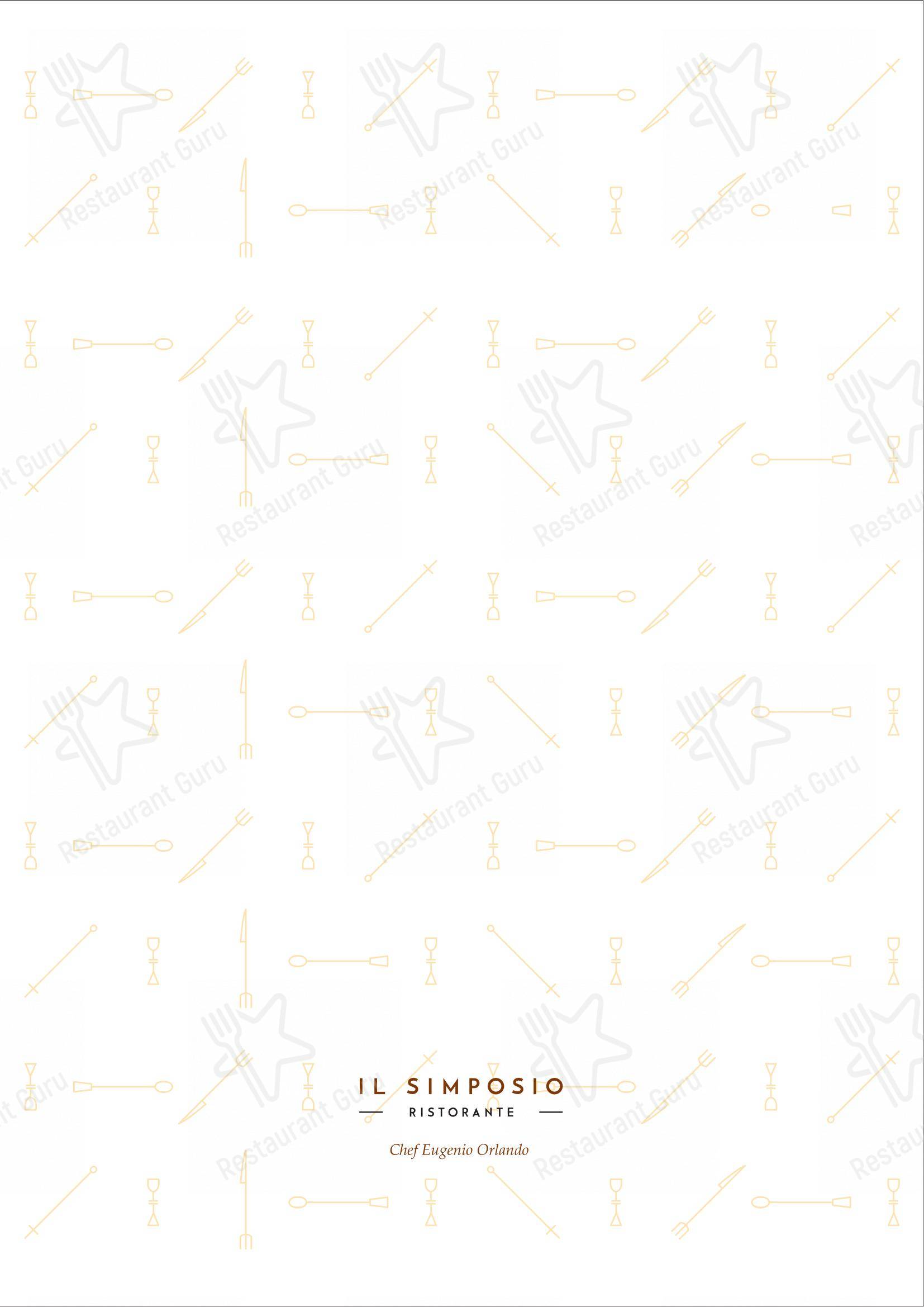 Il Simposio Ristorante Wine Bar Roma in Roma - Menu bar