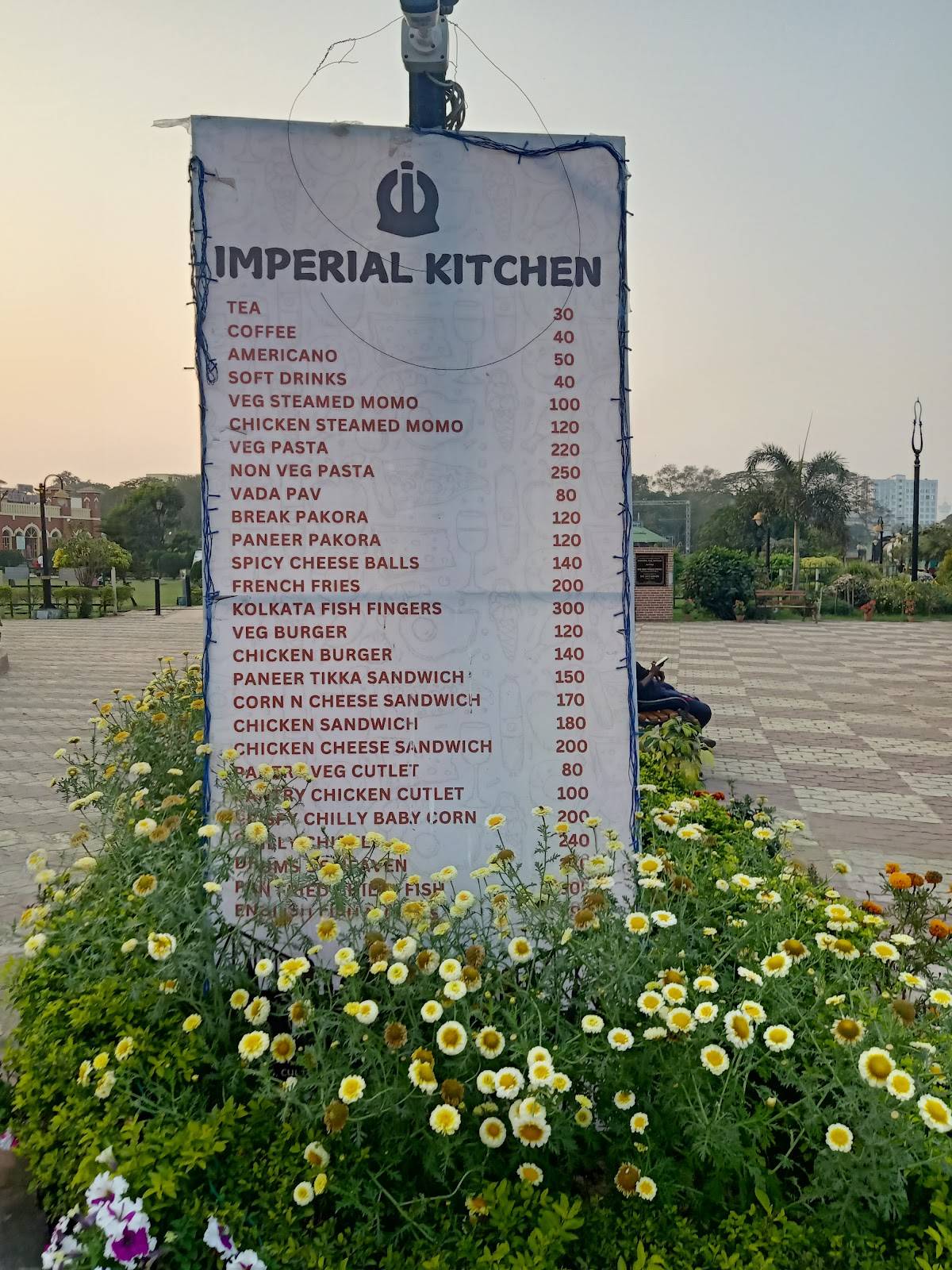 Imperial Kitchen menu