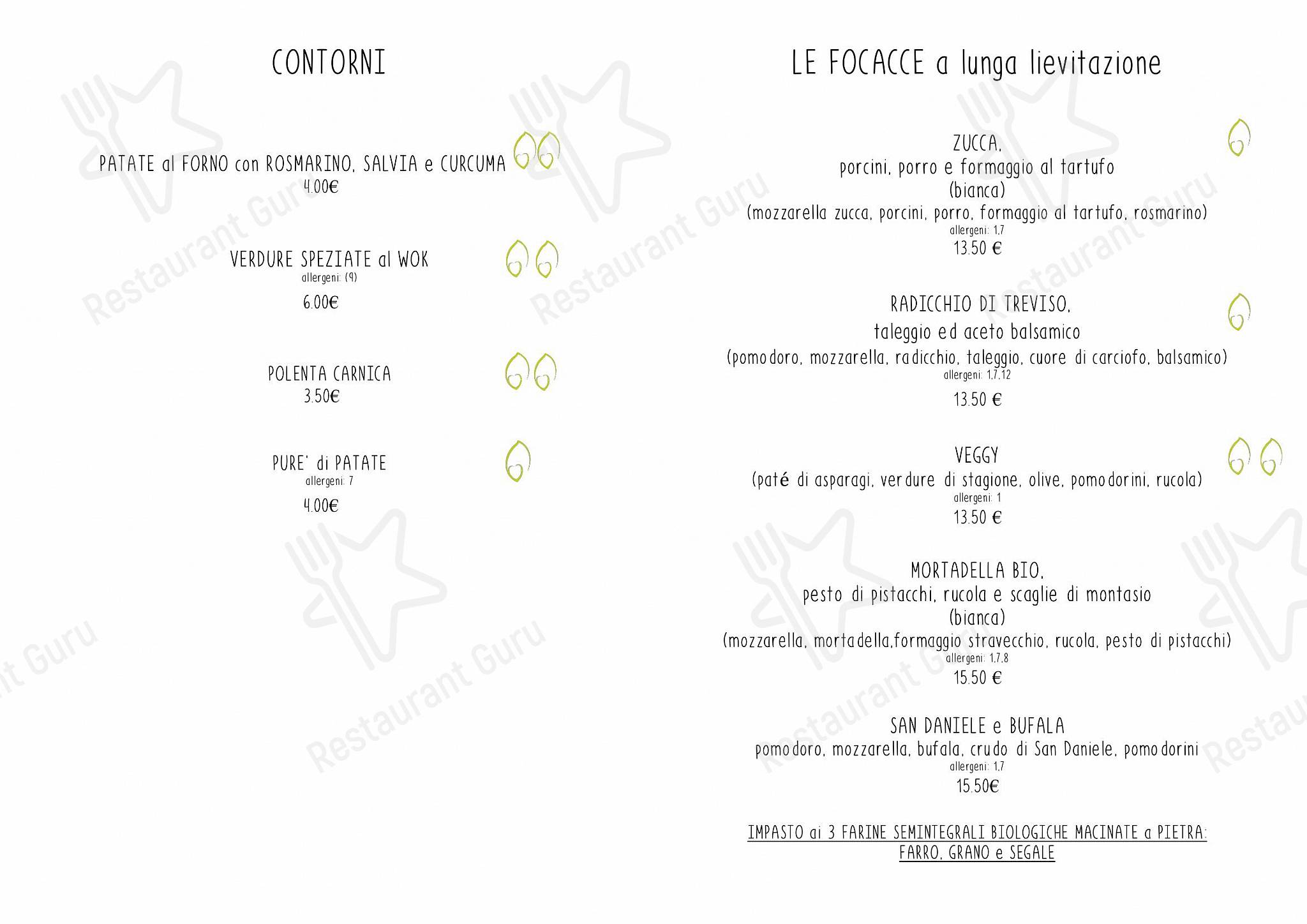 Vegan Menu per Integraldo in Majano