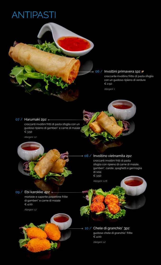 Menu di Issho Asian Fusion Spicchio-sovigliana 