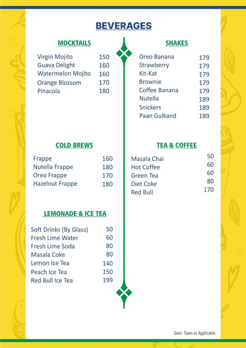 Dhaba Delight (Veg Restaurant) menu