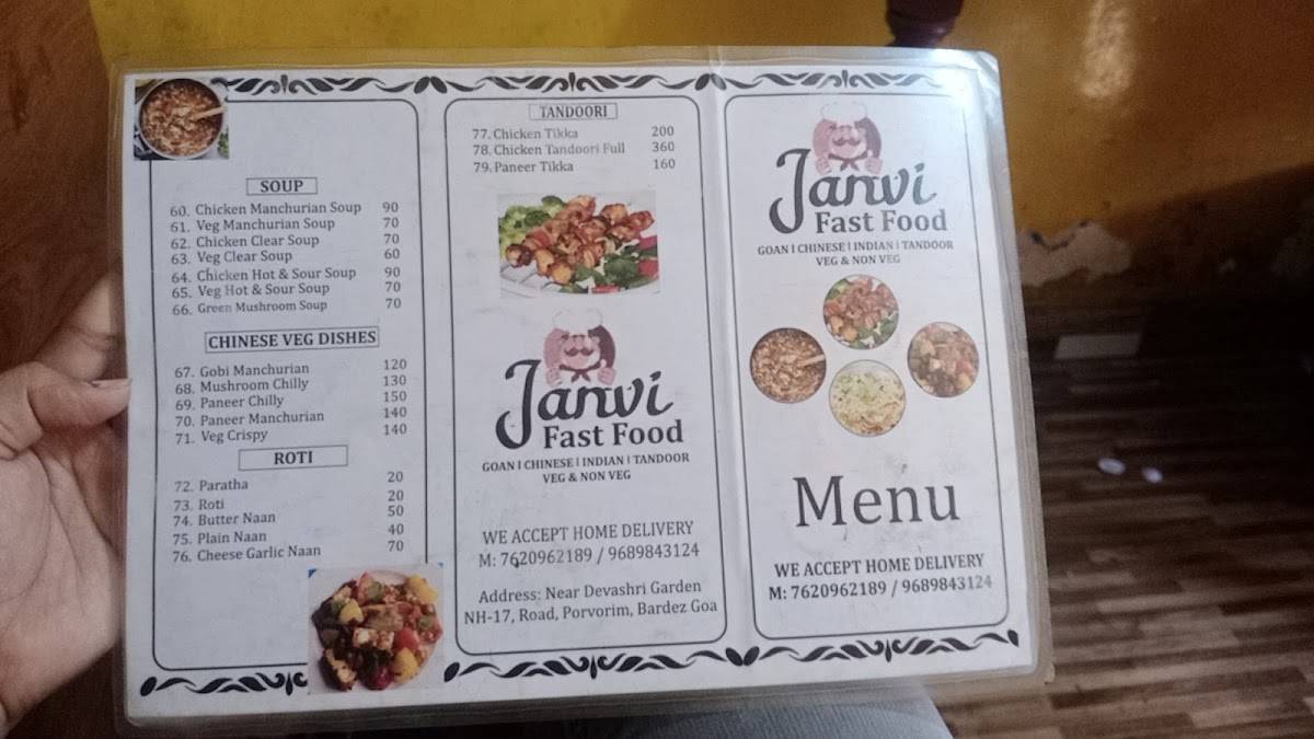 Janvi Fast Food (Veg/Non Veg) menu