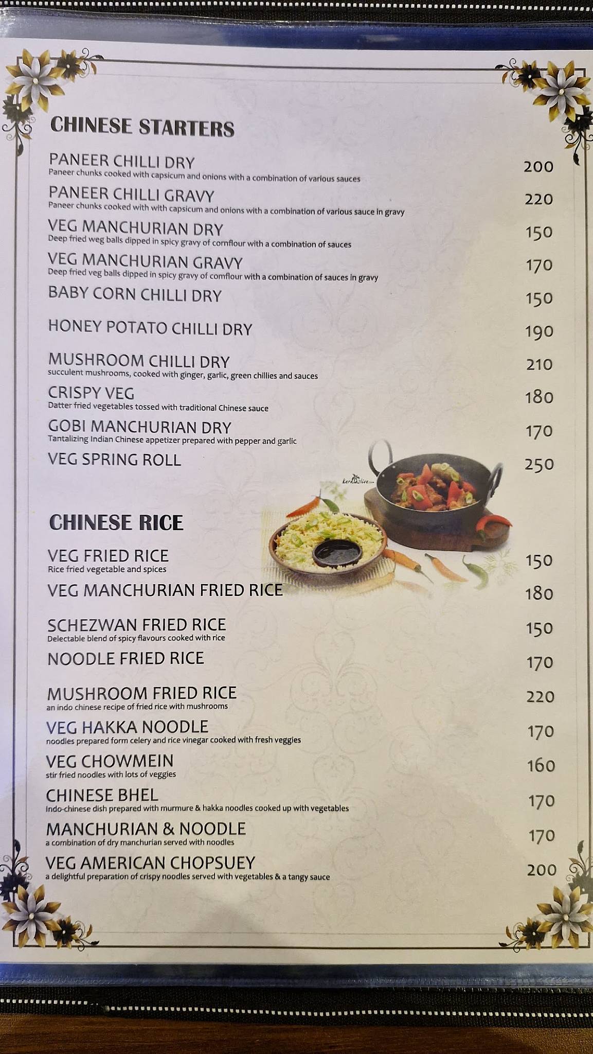Jawai Sky Rooftop Restaurant Cafe menu