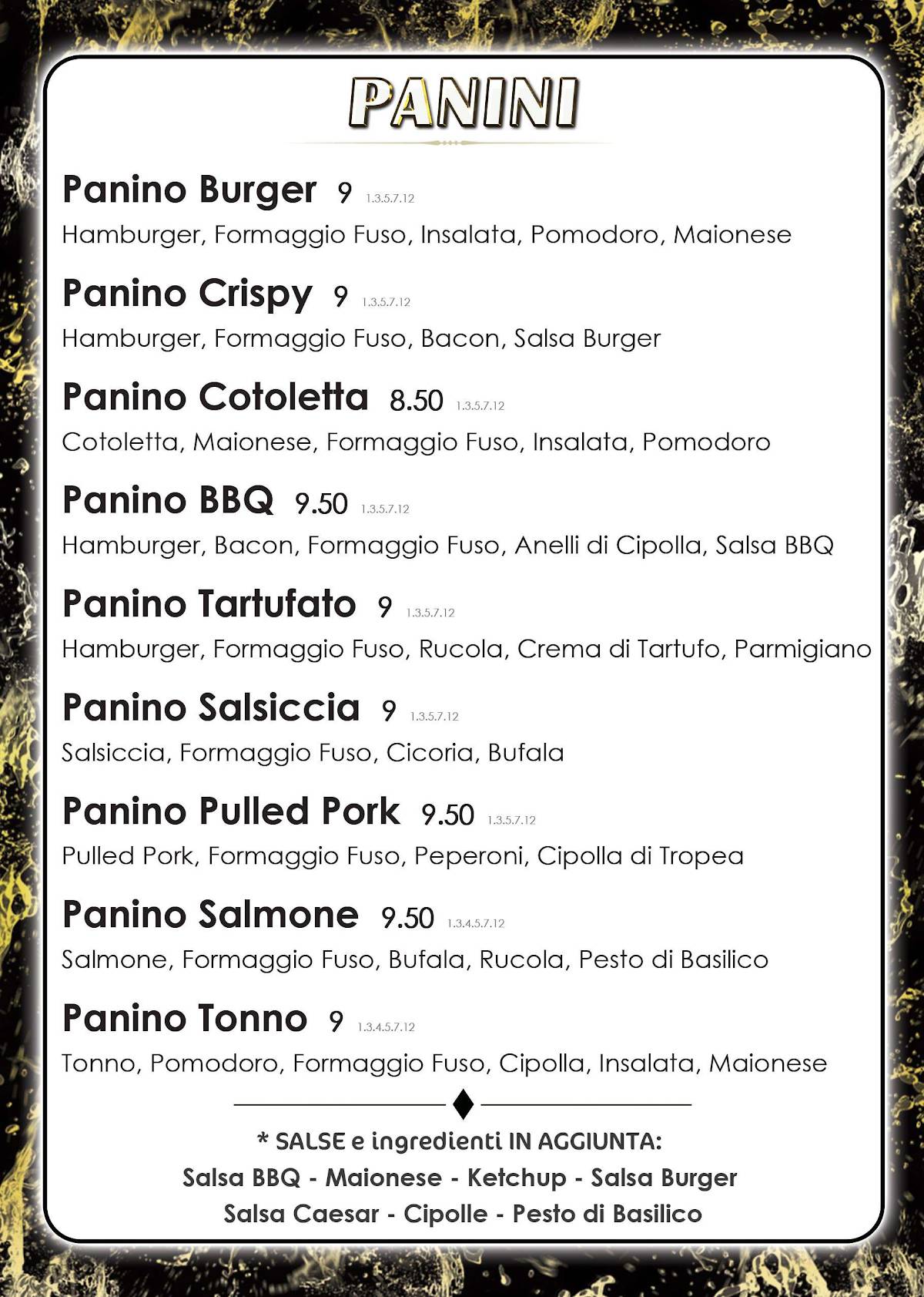 Menu di Jolly Ristorante Pizzeria 