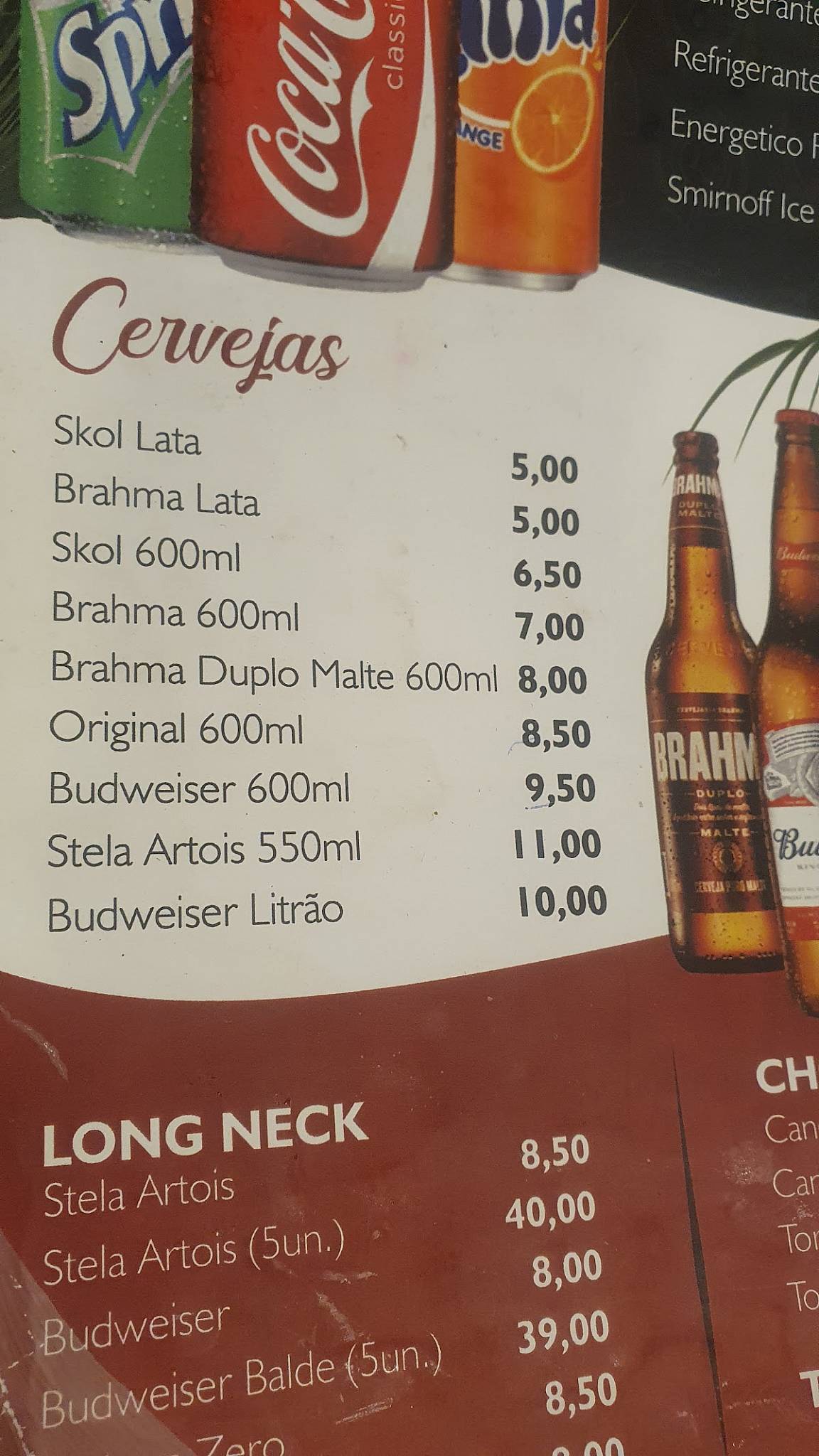 Jurerê choperia cardápio