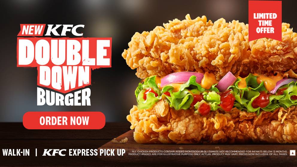 KFC menu