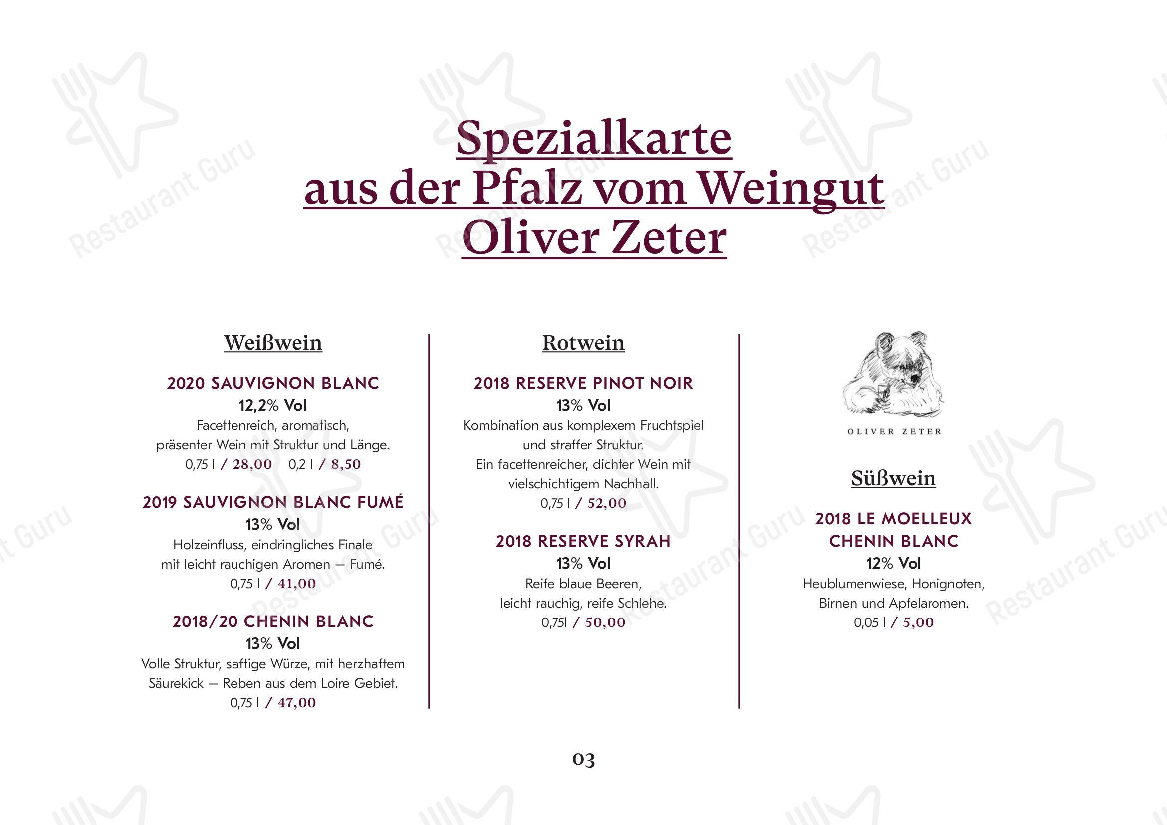Kapitales Vom Rind Speisekarte von KvR Kapitales vom Rind steakhaus, München