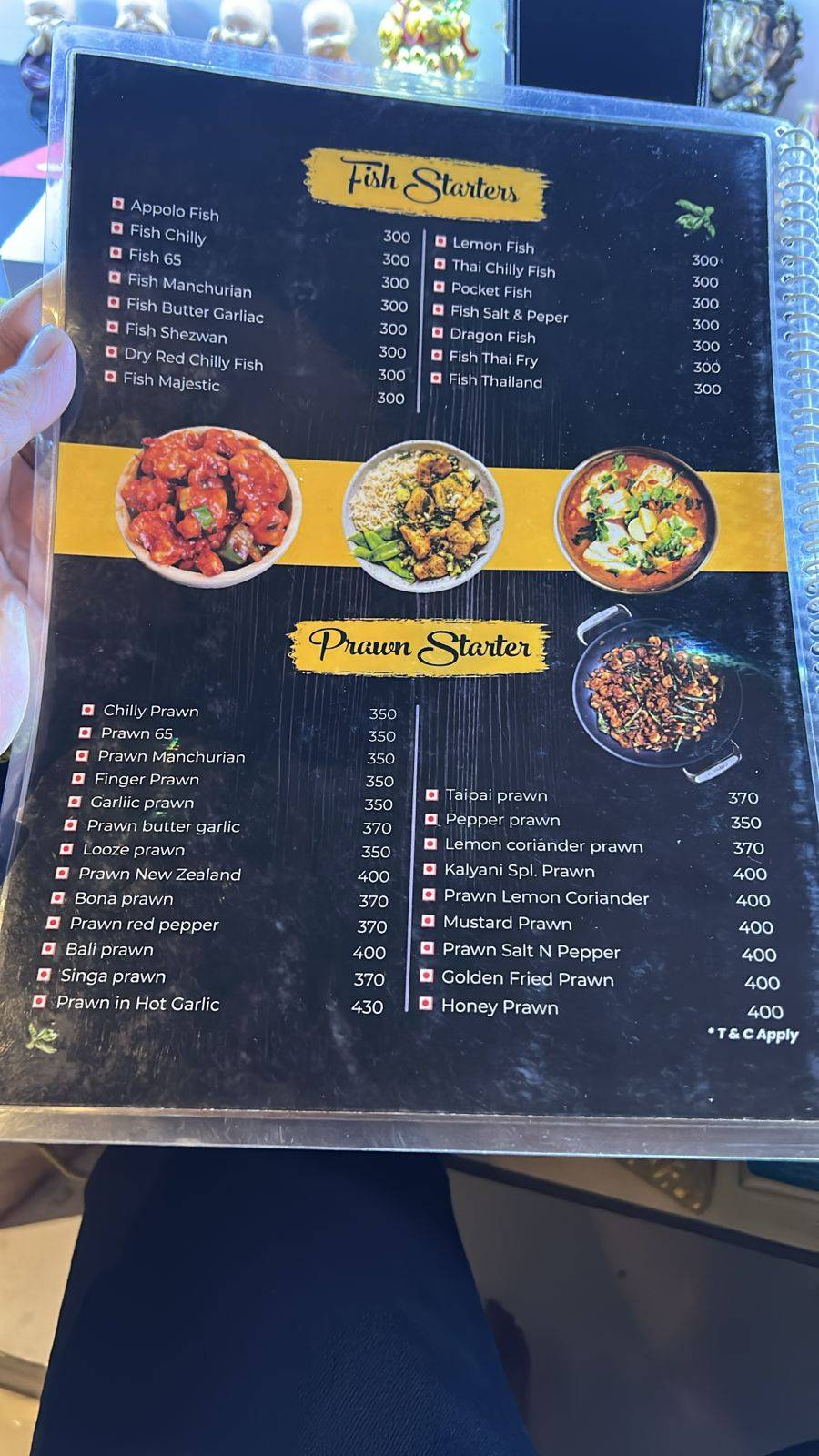 Kalyani Restaurant menu