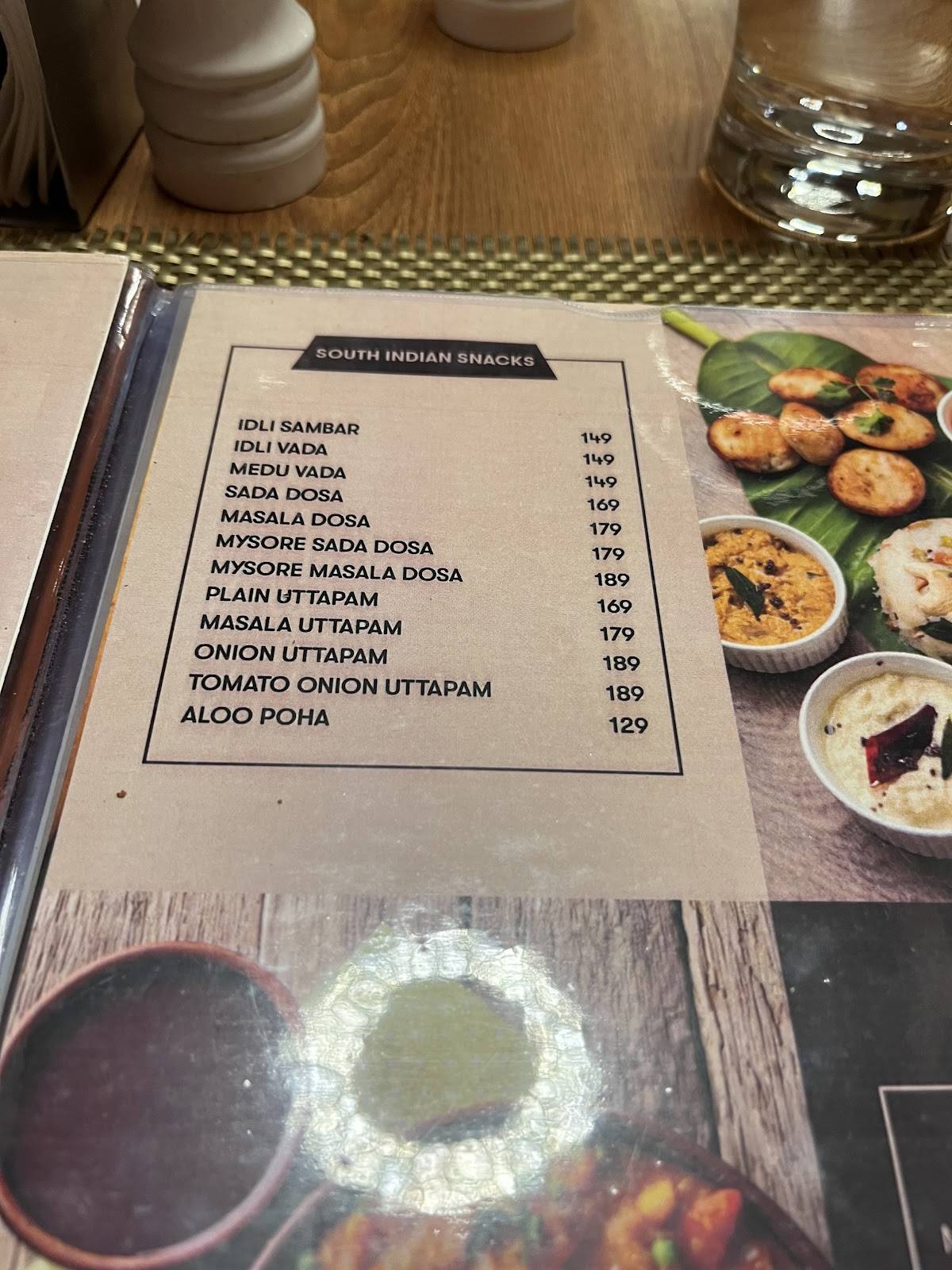 Kamat Restaurant menu