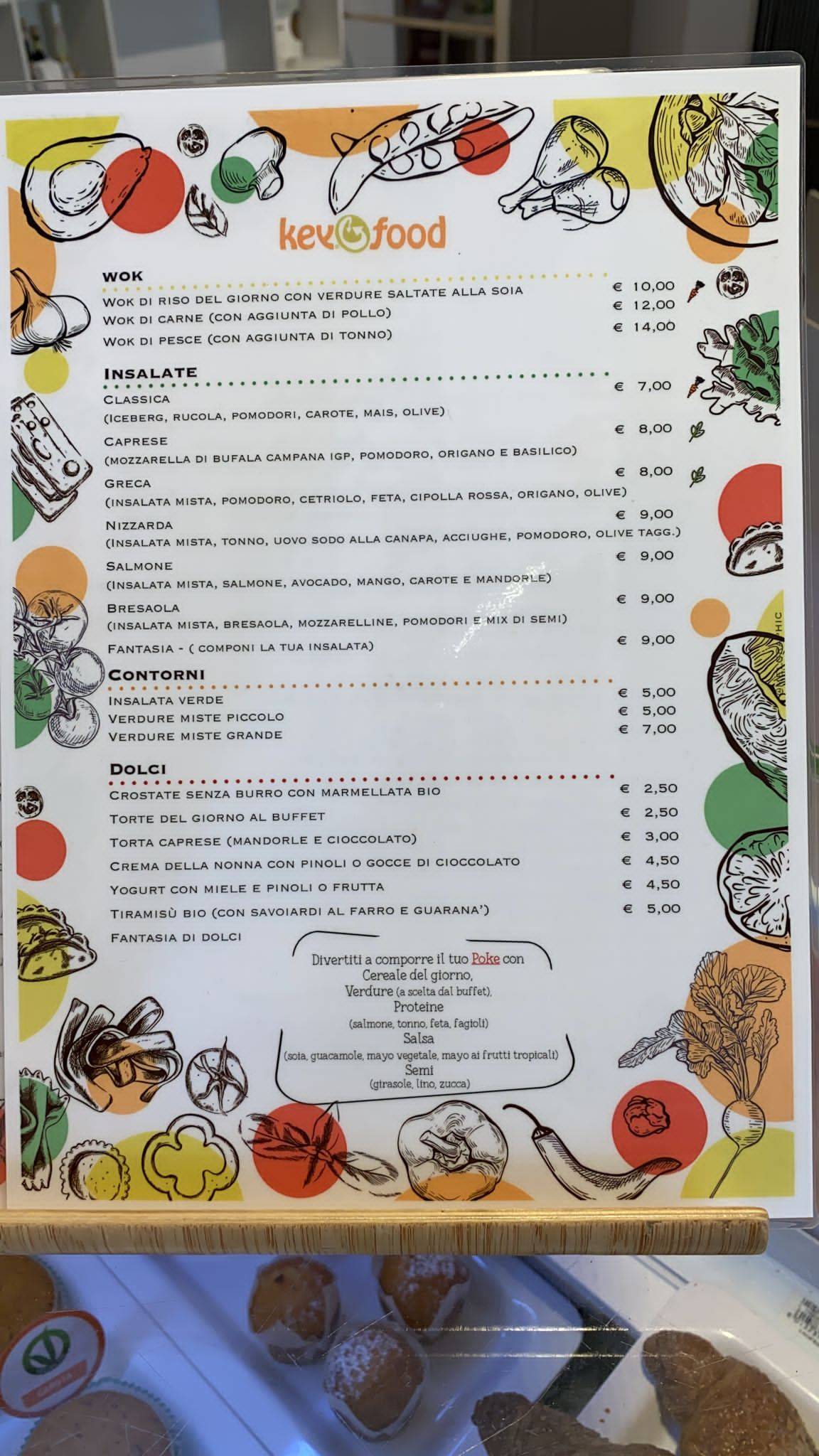 Menu di Keyfood 