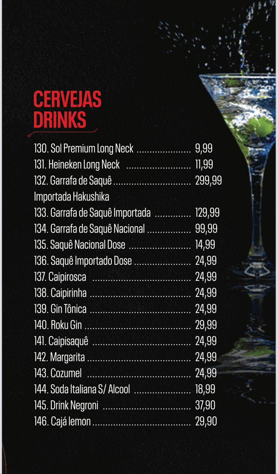 Kikone Fusion Comida Japonesa Rio Verde Sushi Rio Verde cardápio