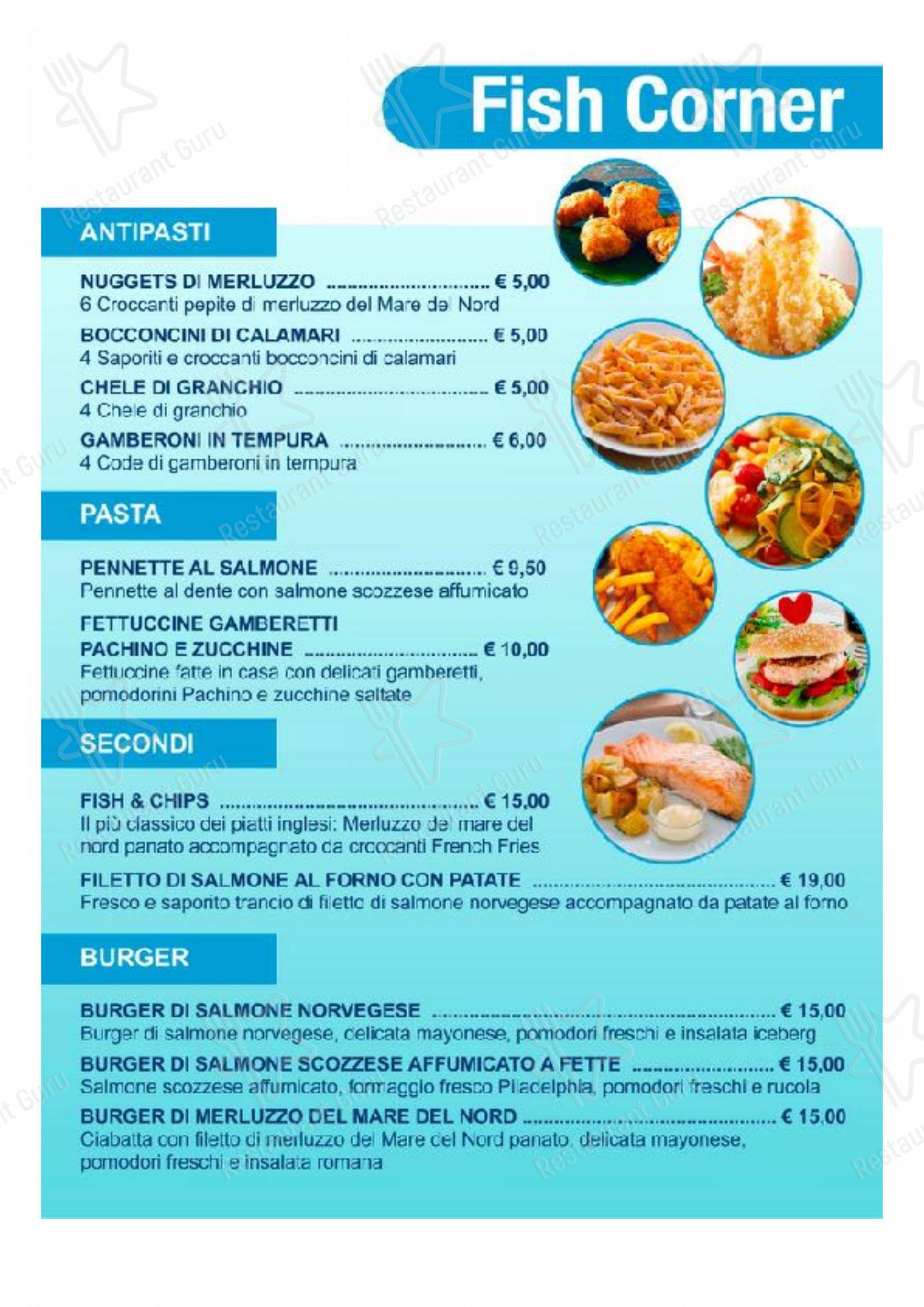Menu per Kill Joy pub & bar