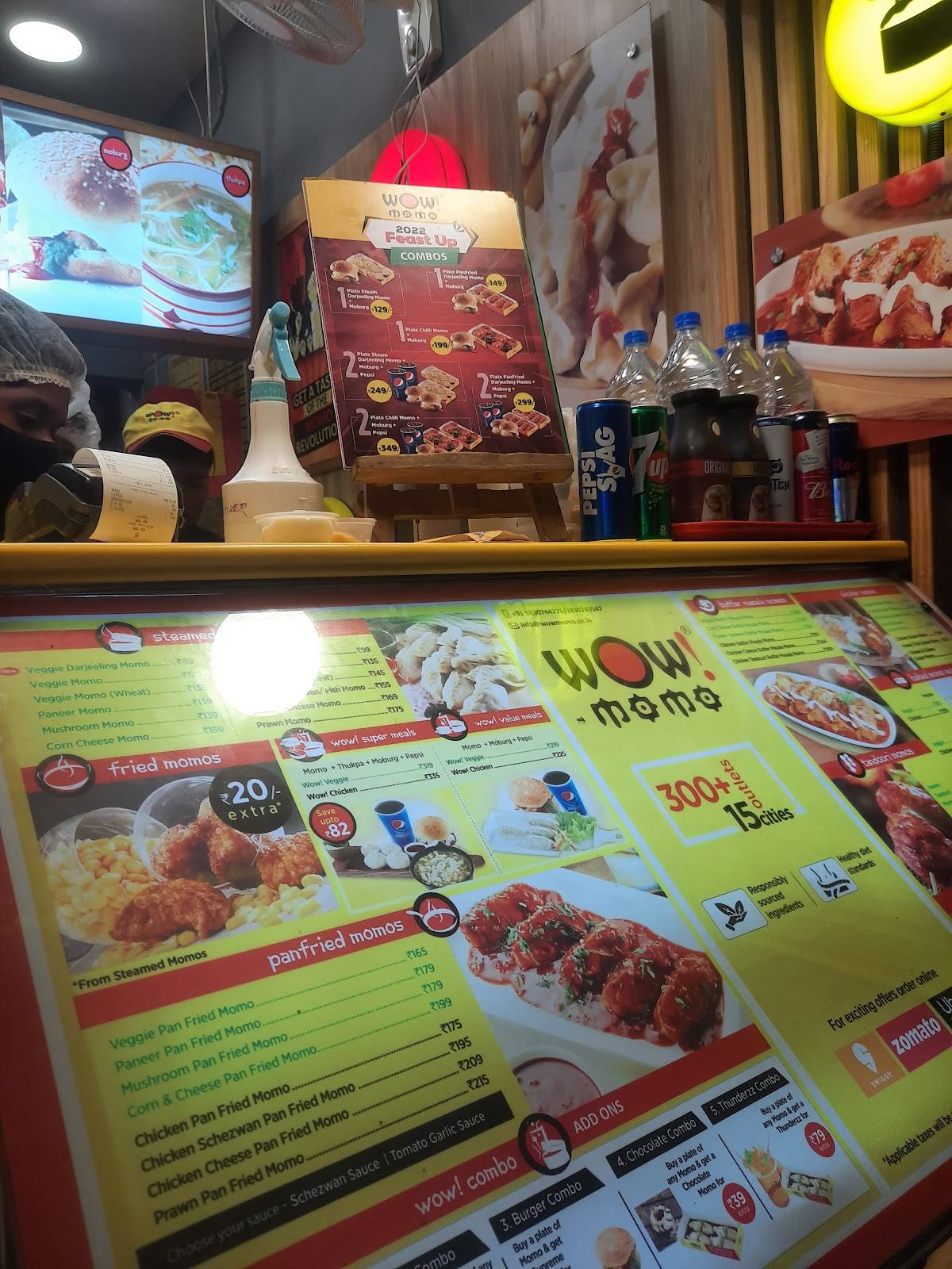 Wow! Momo menu