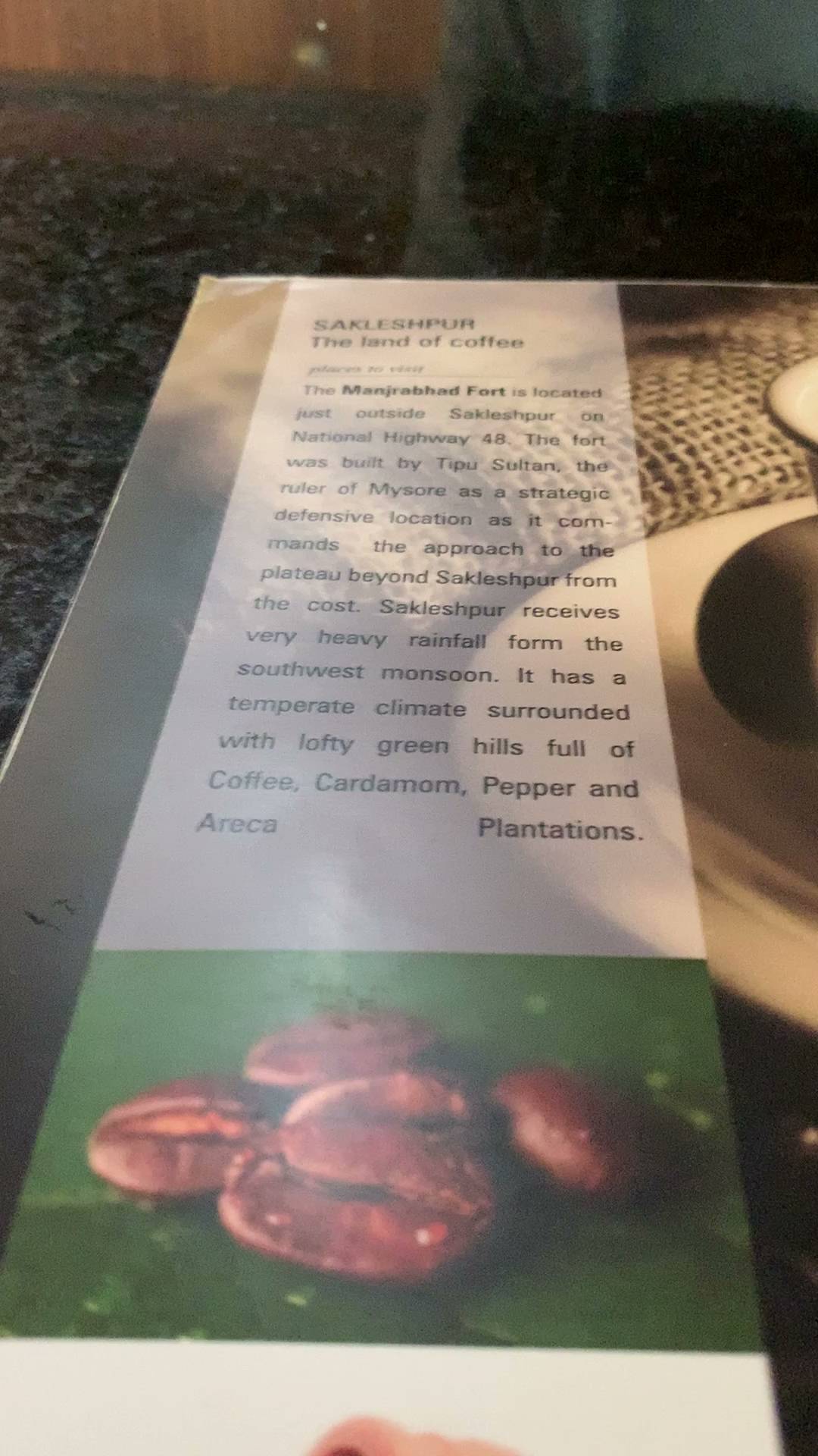 Menu at The Ossoor, Kollahalli, Bangalore Mangalore Hwy
