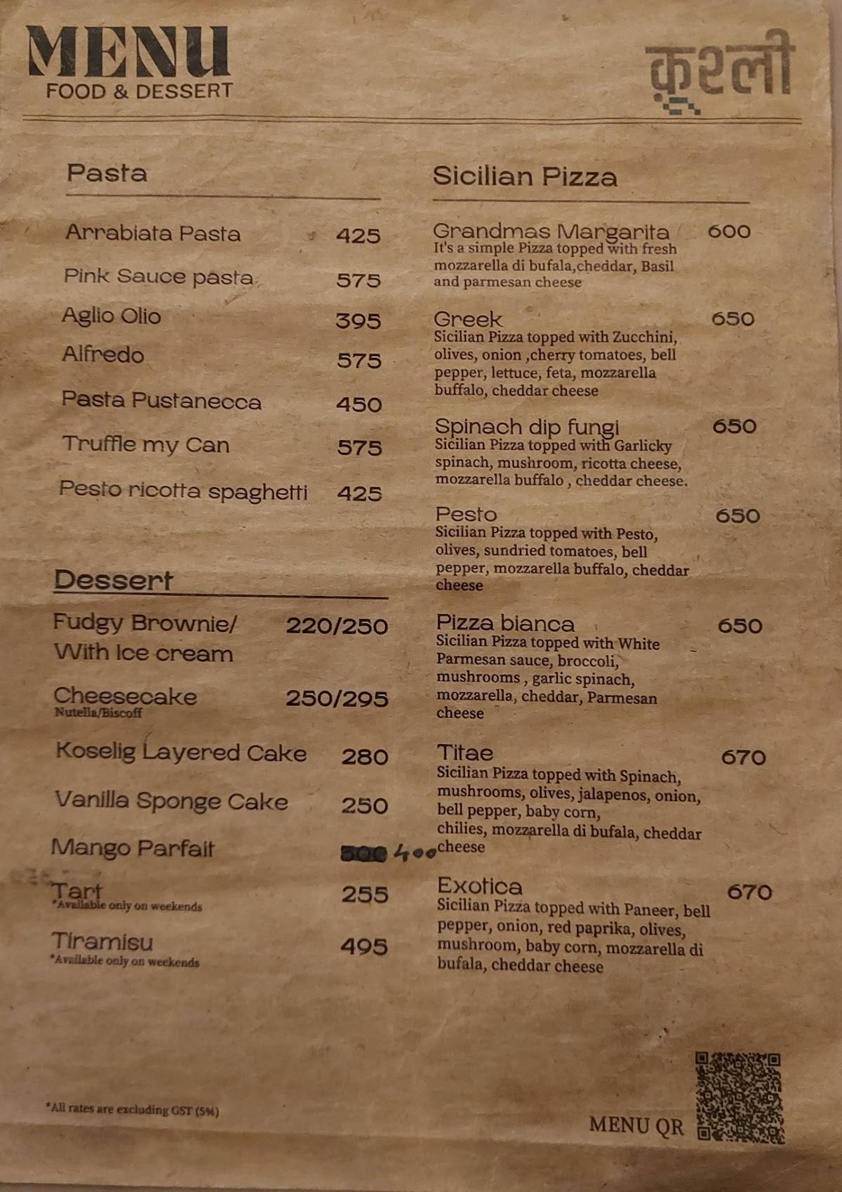 Koselig menu