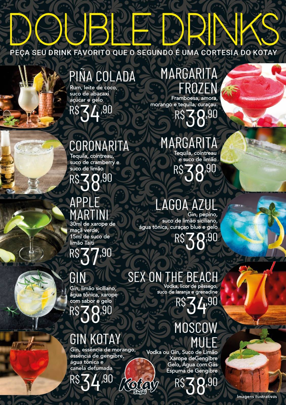Kotay Sushi Lapa cardápio
