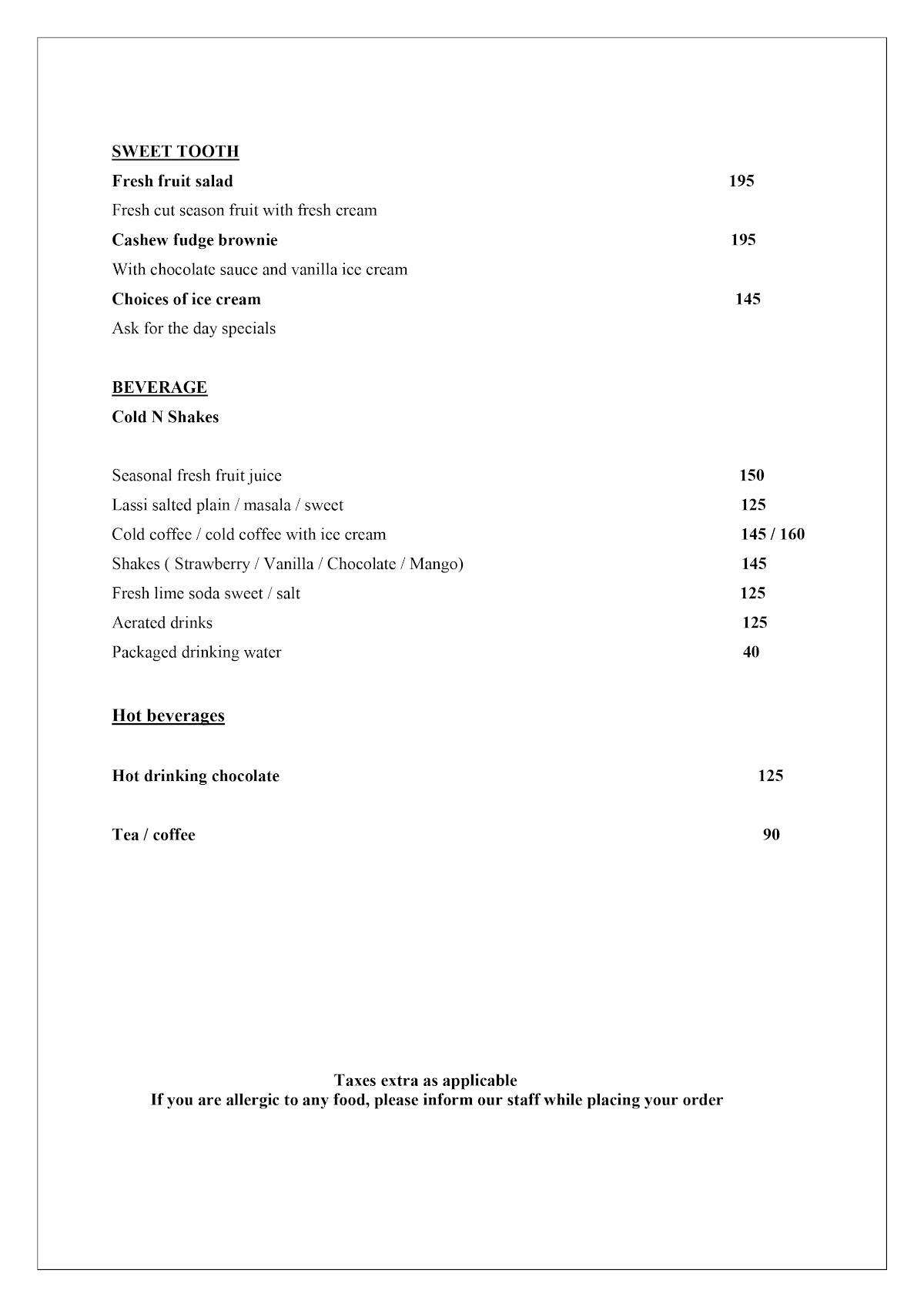 Cinnamon menu