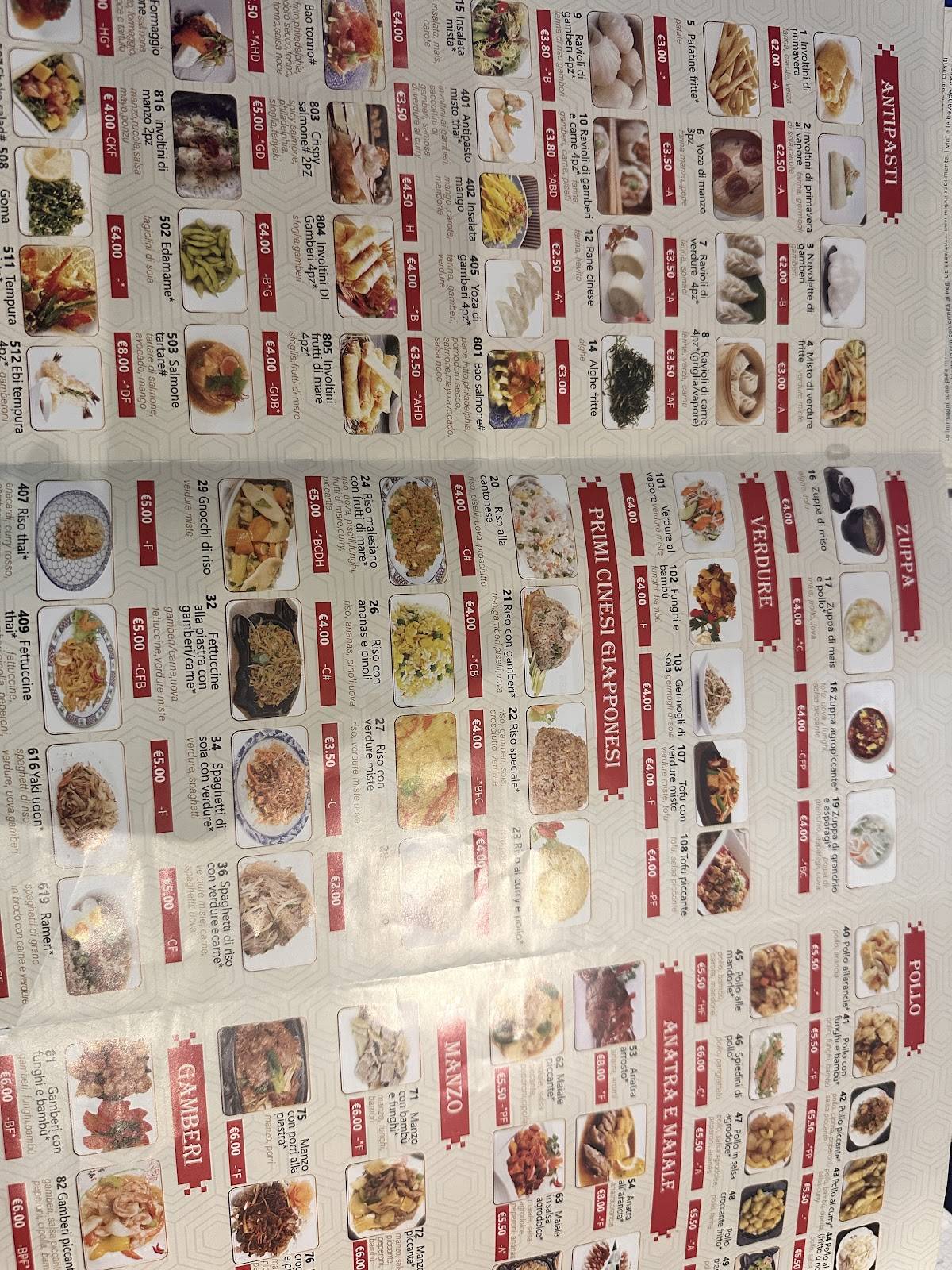 Menu di Kung Fu Restaurant 