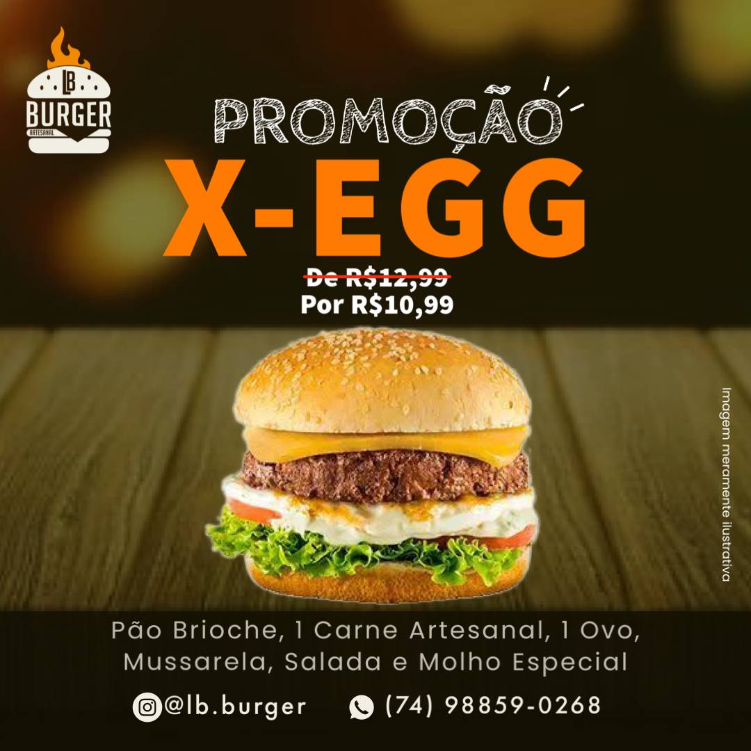 LB Burger Artesanal cardápio