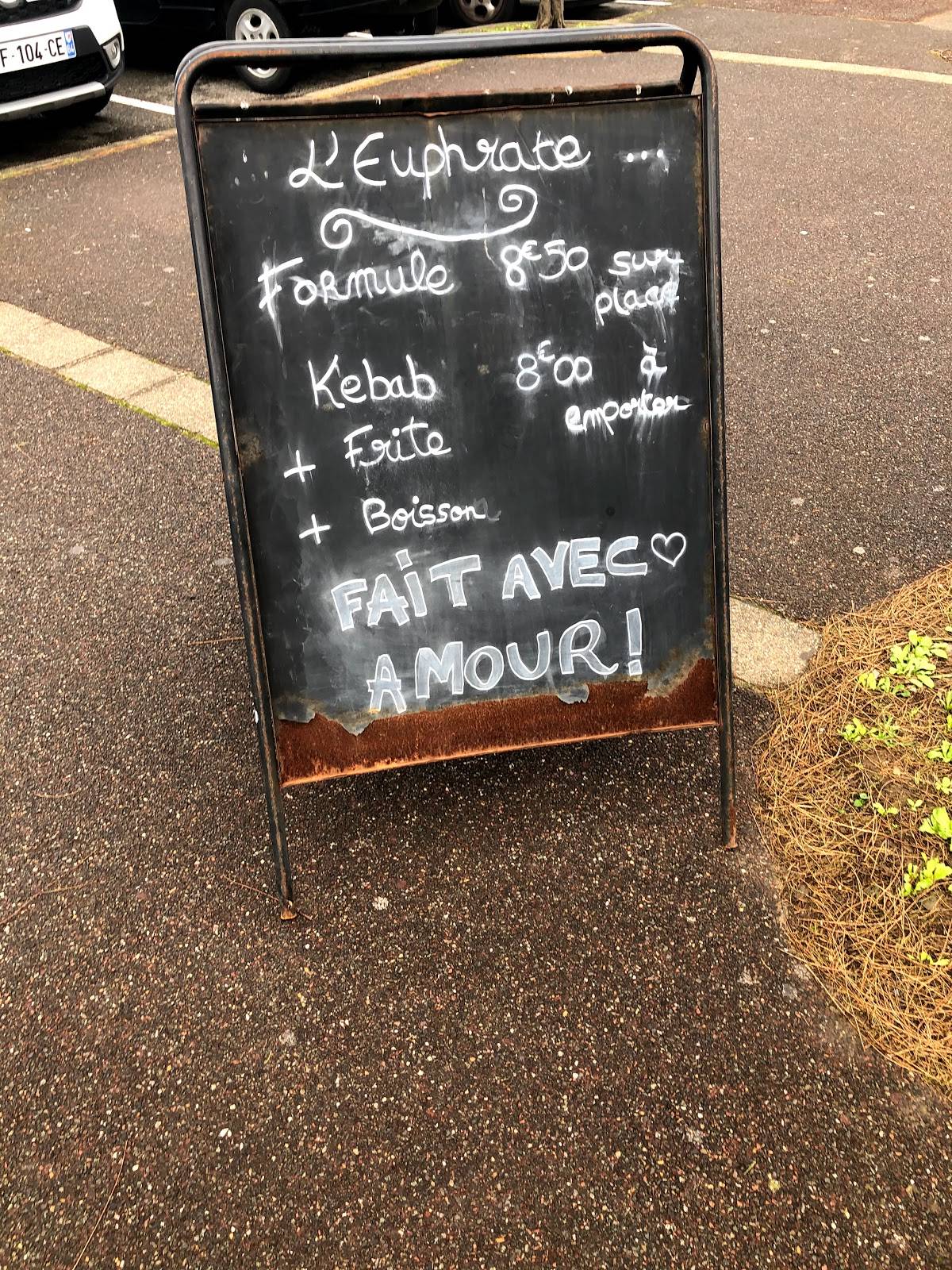 Menu de L'EUPHRATE