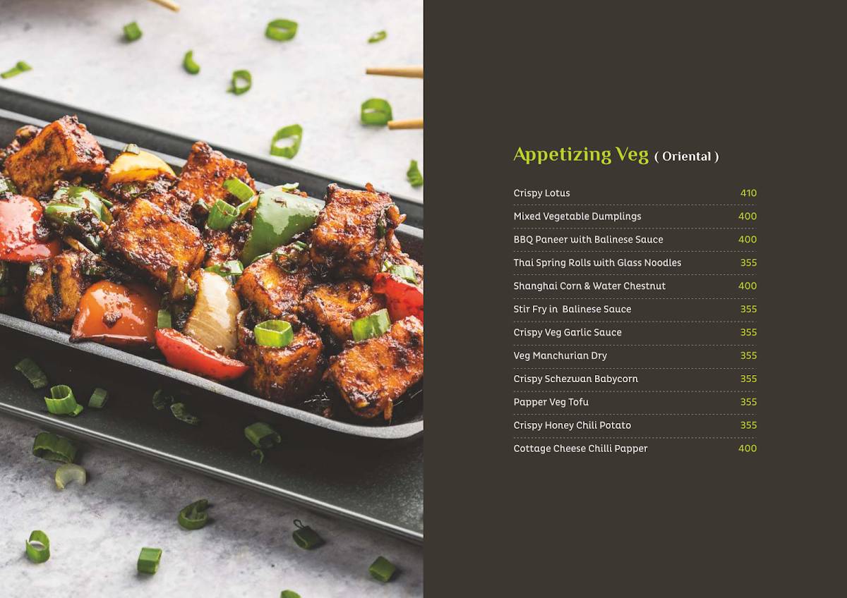 La Bali Bar & Kitchen menu