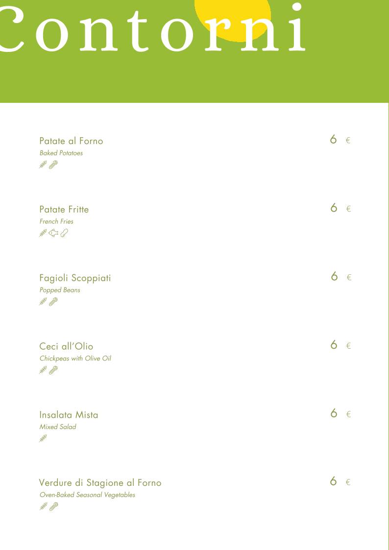 Menu di La Corte dei Limoni 