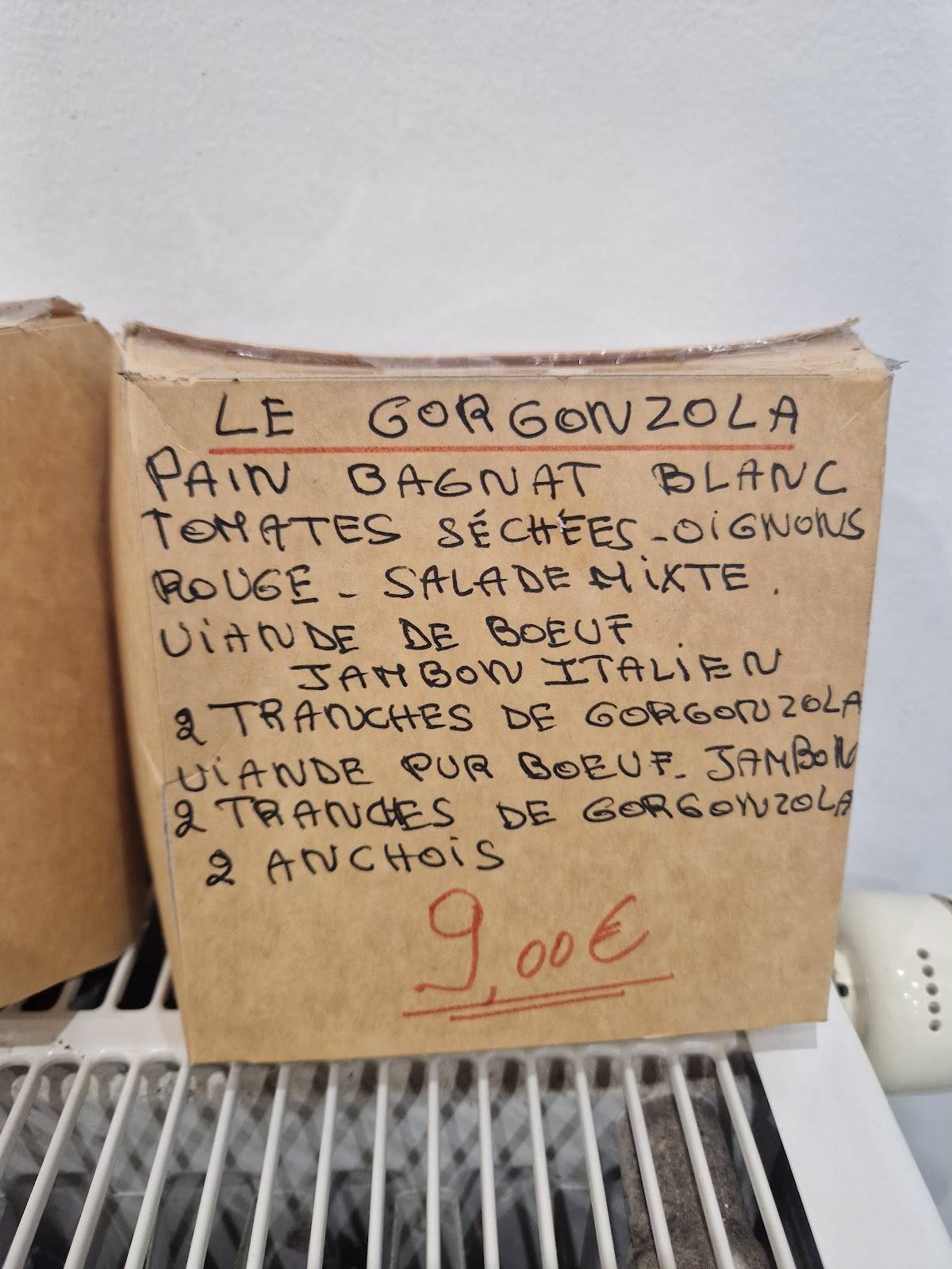 Menu de La Friterie du Rond-Point