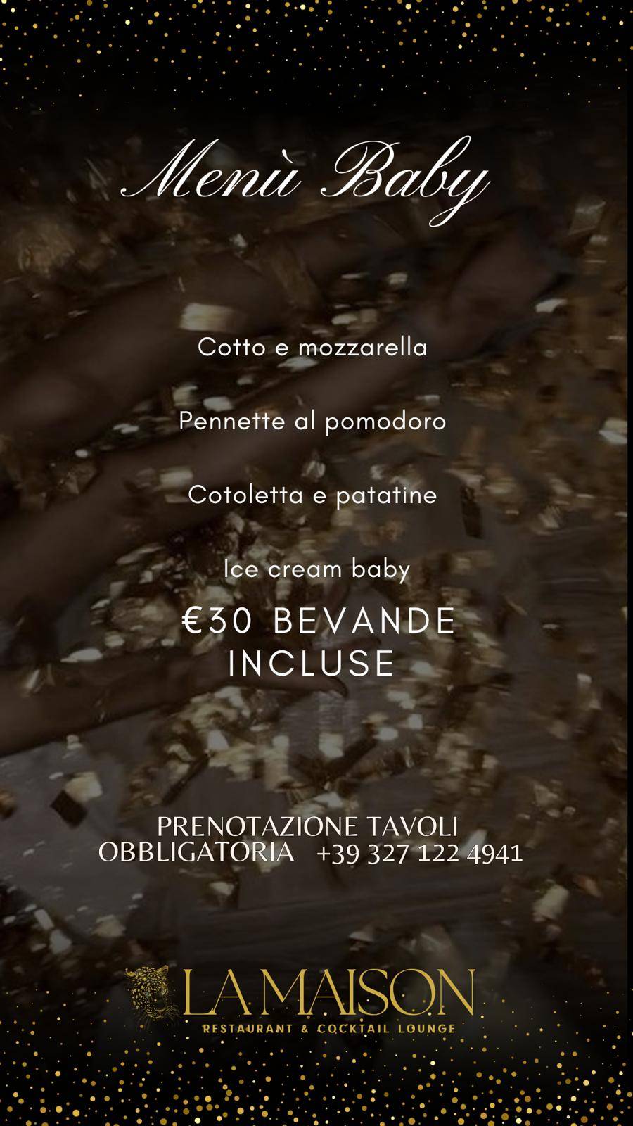 Menu di La Maison Policoro 