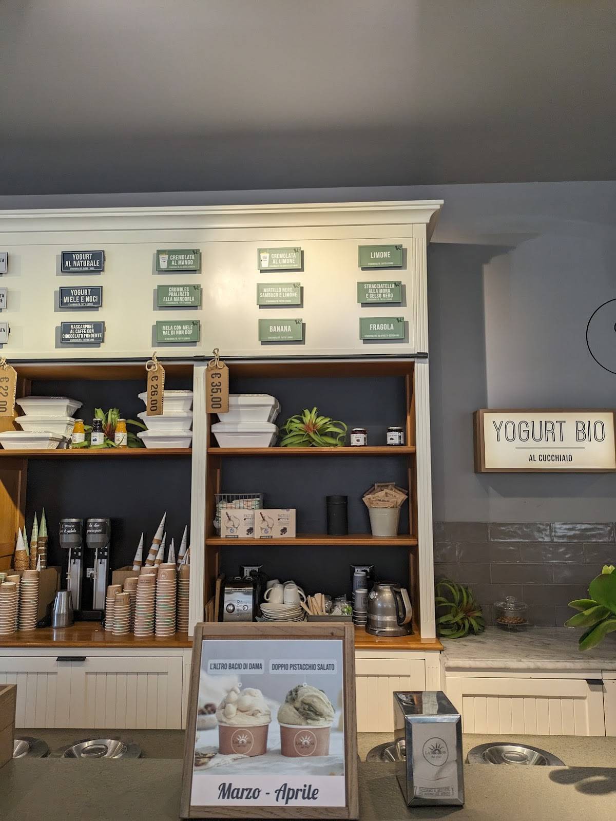 Menu di Gelateria La Romana 