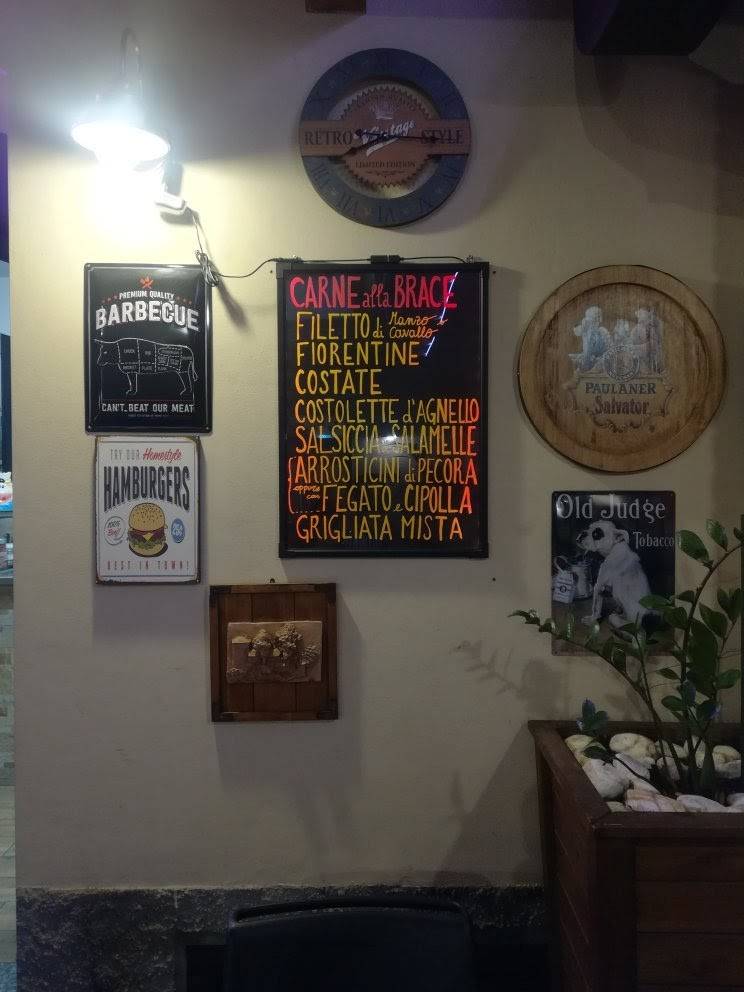 Menu di La Rustica Ristorante Pizzeria Braceria 