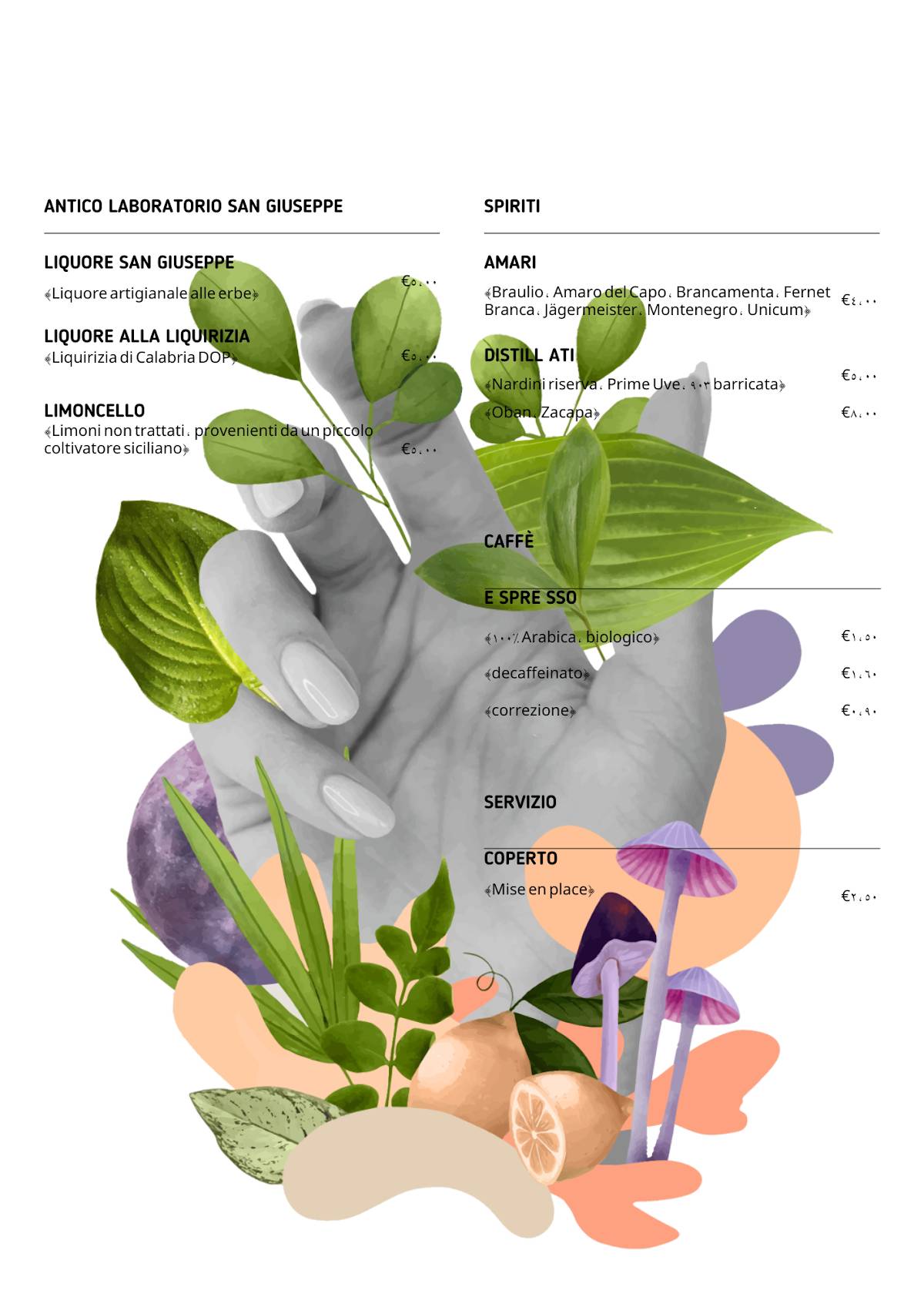 Menu di La Sconta Bar Pizzeria 