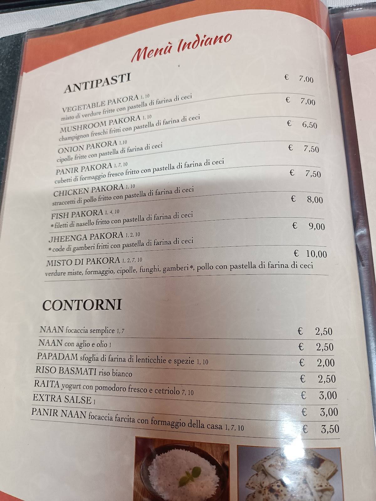 Menu di Ristorante Pizzeria La Sorgente 