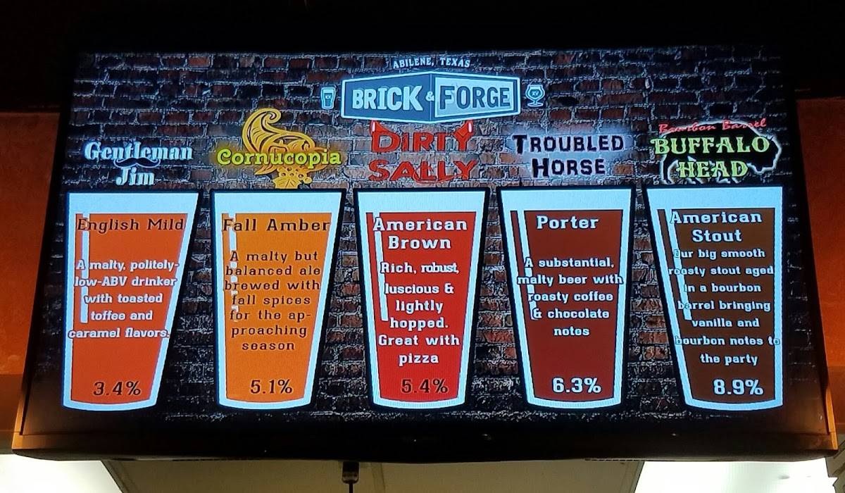 Menu at La Torcia Brick Oven Pizza Abilene pizzeria, Abilene