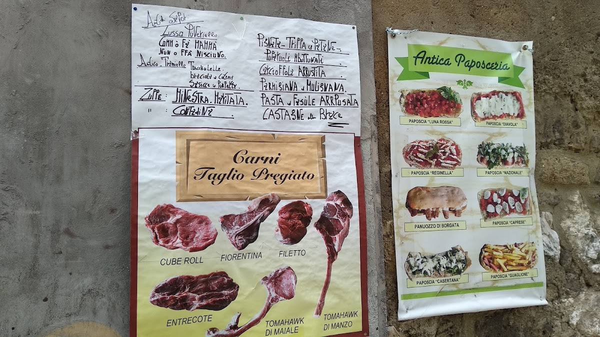 Menu di La Torre Dal Capitano 