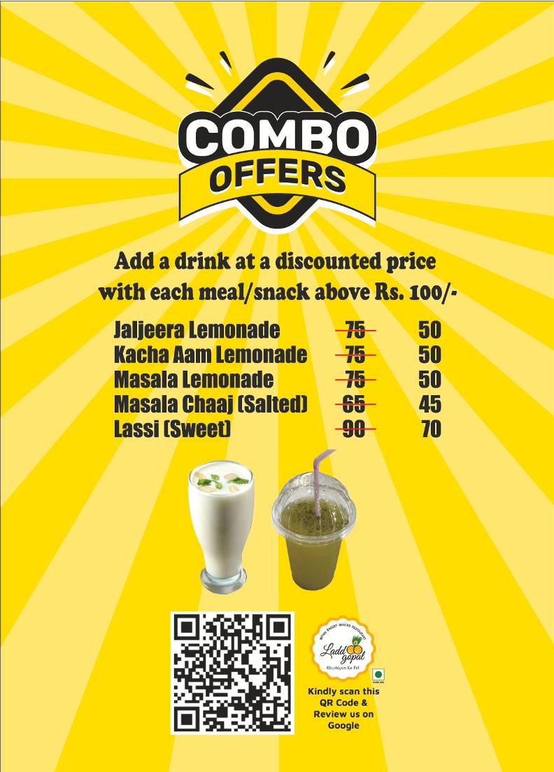 Laddoo Gopal - Salugara menu