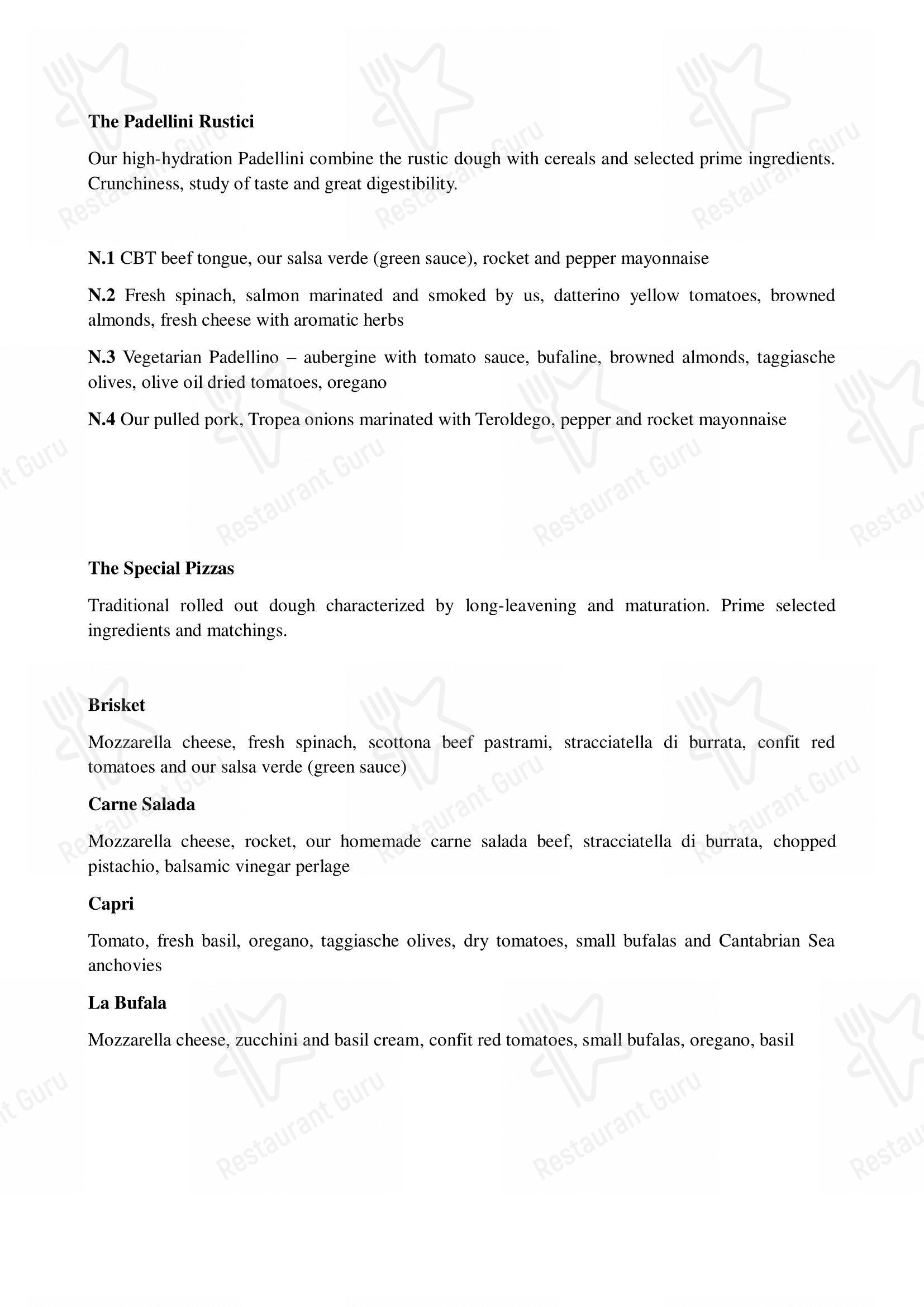 Menu di Lanterna Pizzeria & Brew Pub - Menu bar