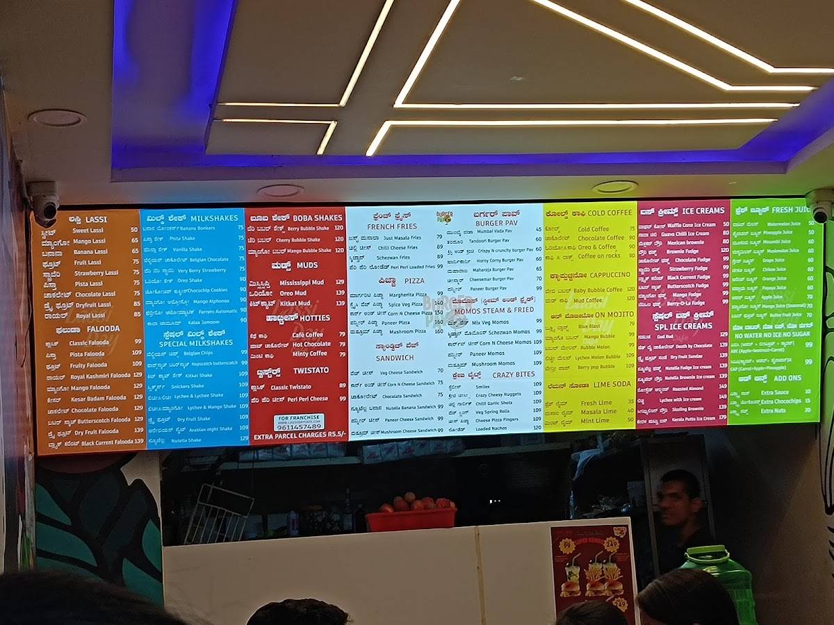 Lassi Day Cafe menu